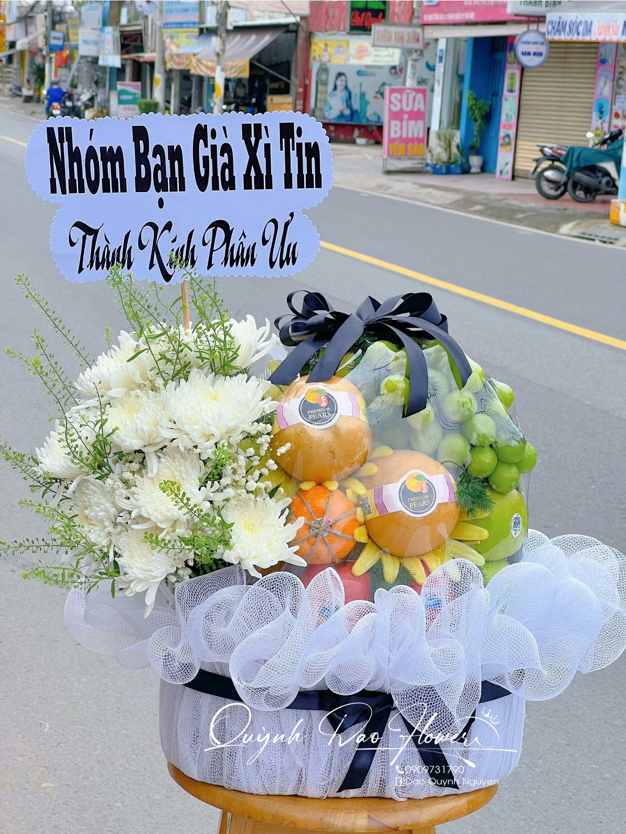 Giỏ trái cây viếng Vĩnh phú