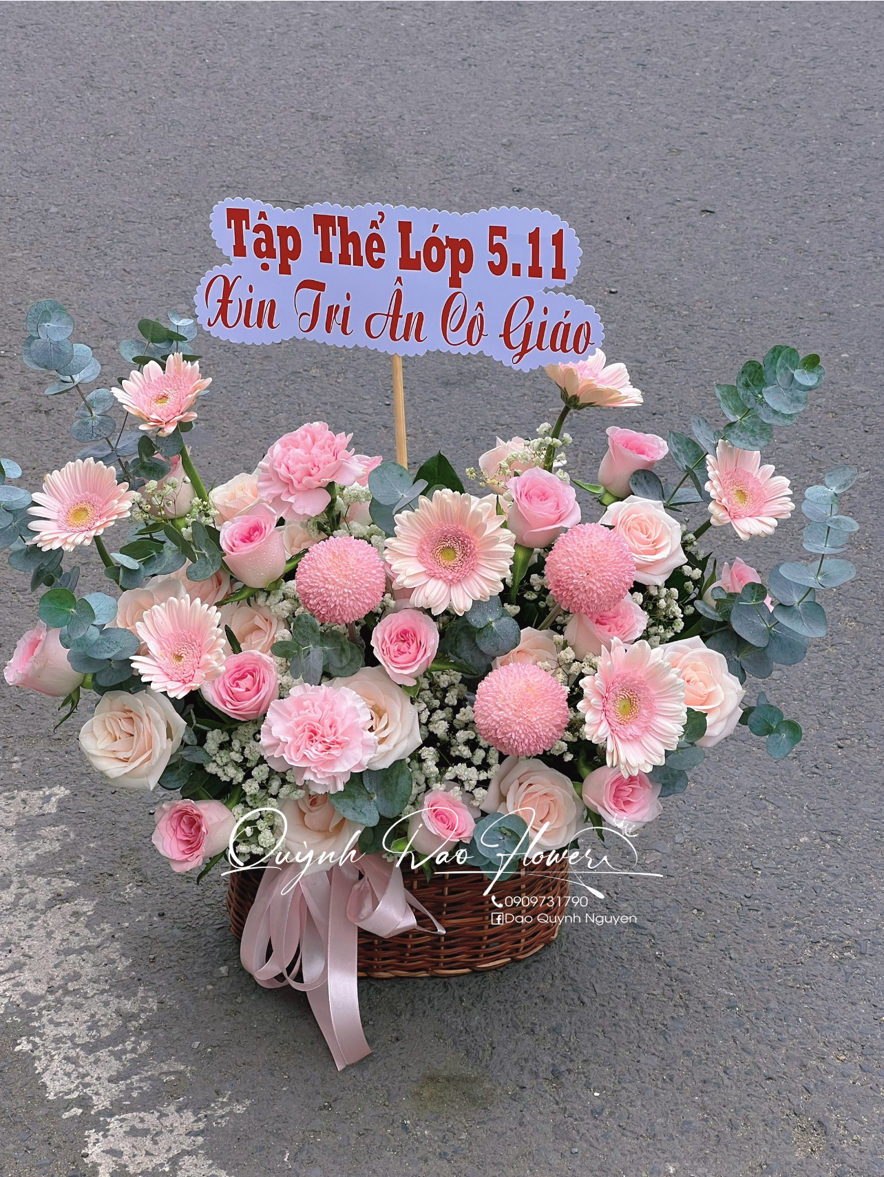 Giỏ hoa tổng kết