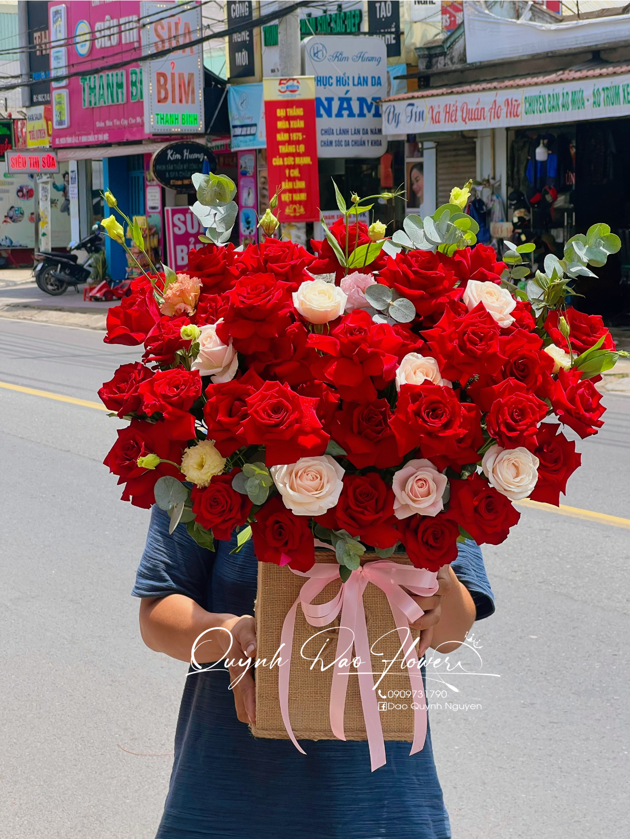 Lẵng hoa khai trương  Tây Ninh
