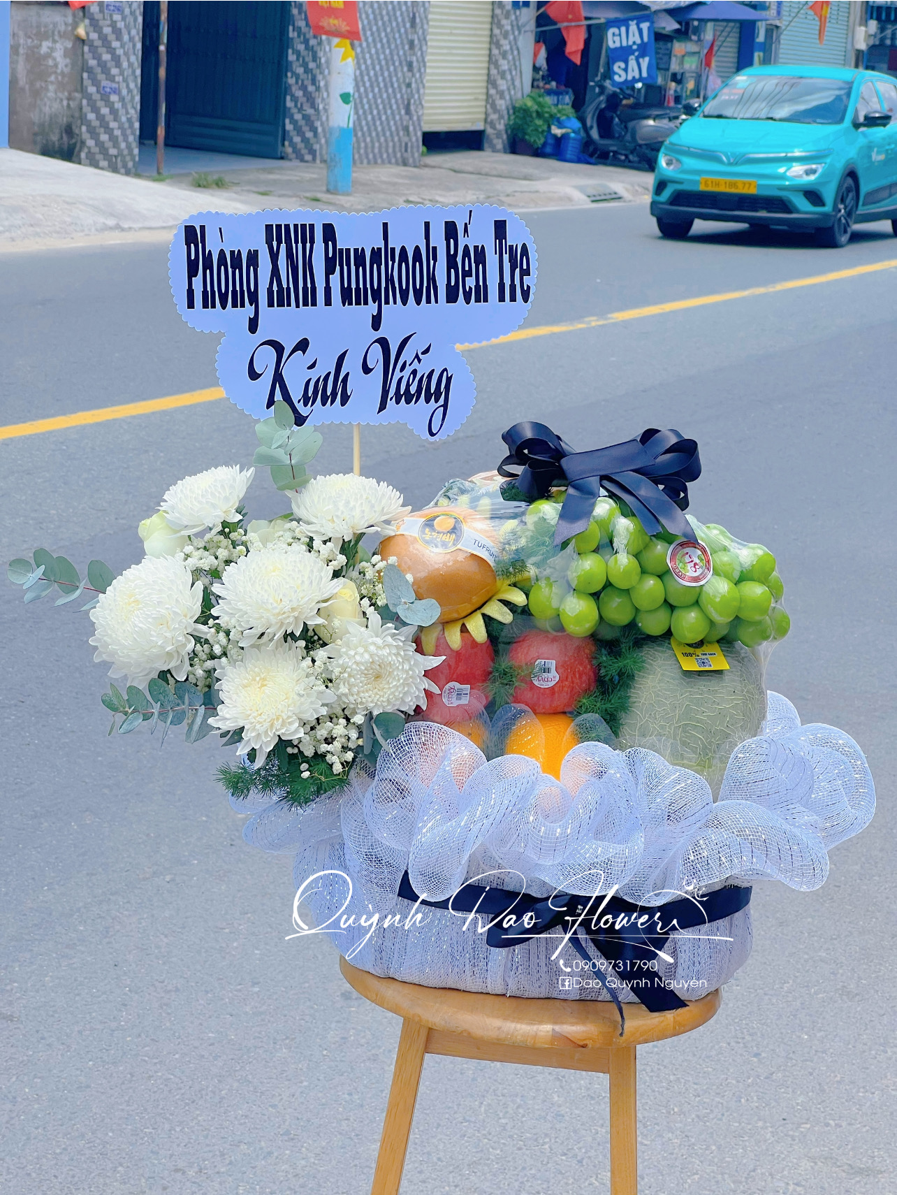 Giỏ trái cây viếng linh đông