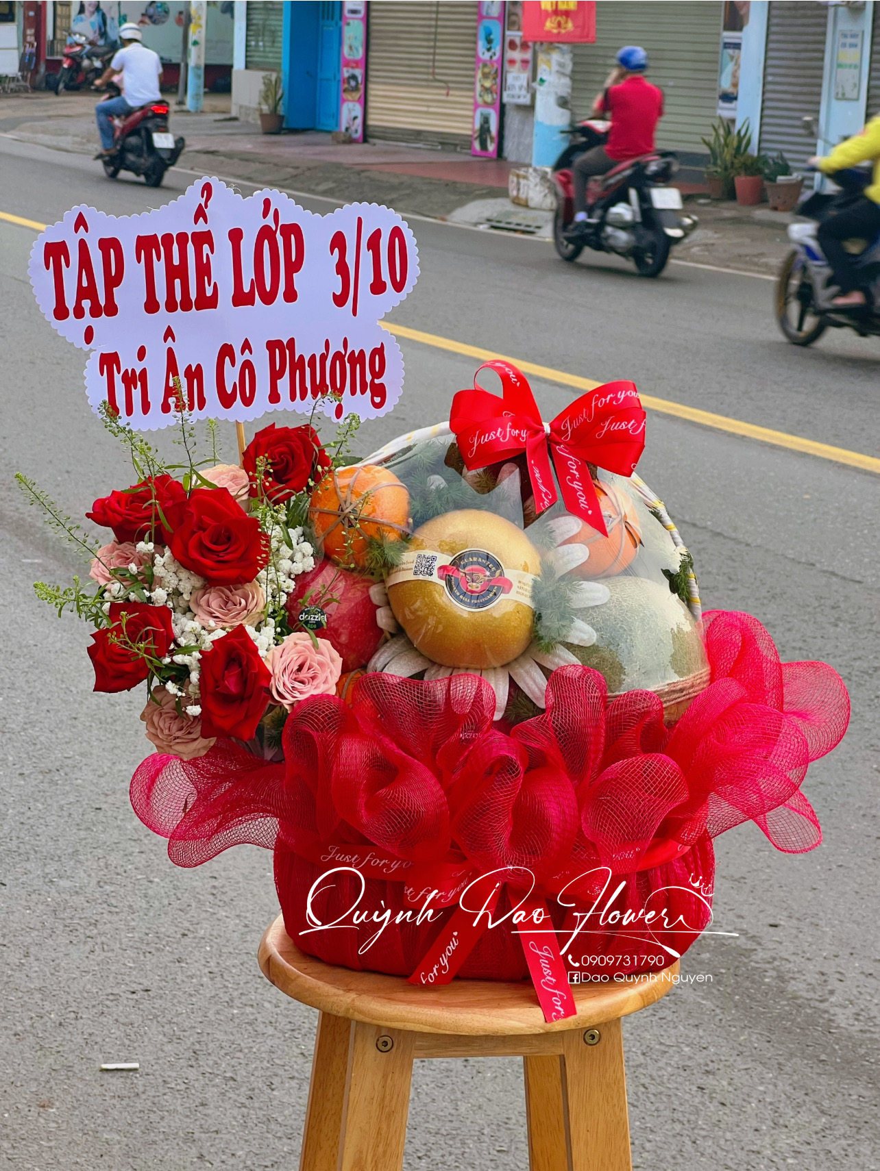 Giỏ trái cây tri ân thầy cô  tại Thủ Đức 