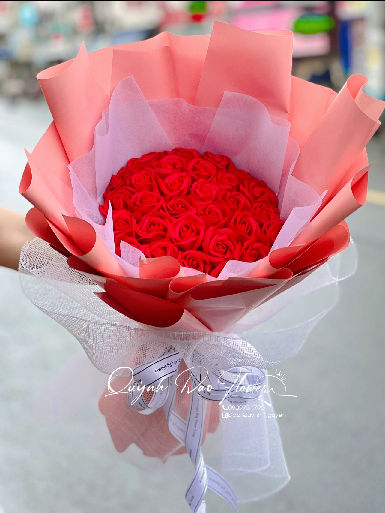 Bó hoa sáp 30 bông tặng sinh nhật 