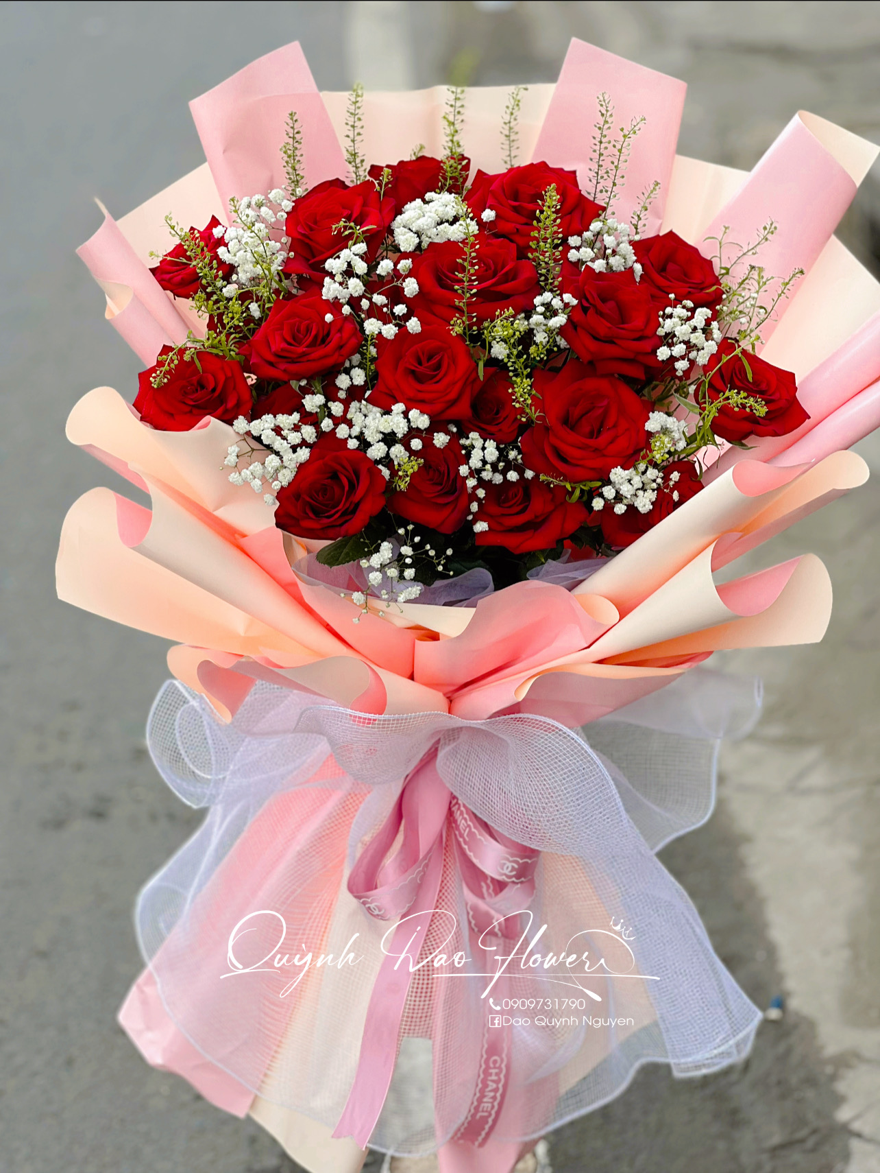 Bó hoa hồng đỏ tặng sinh nhật sếp 