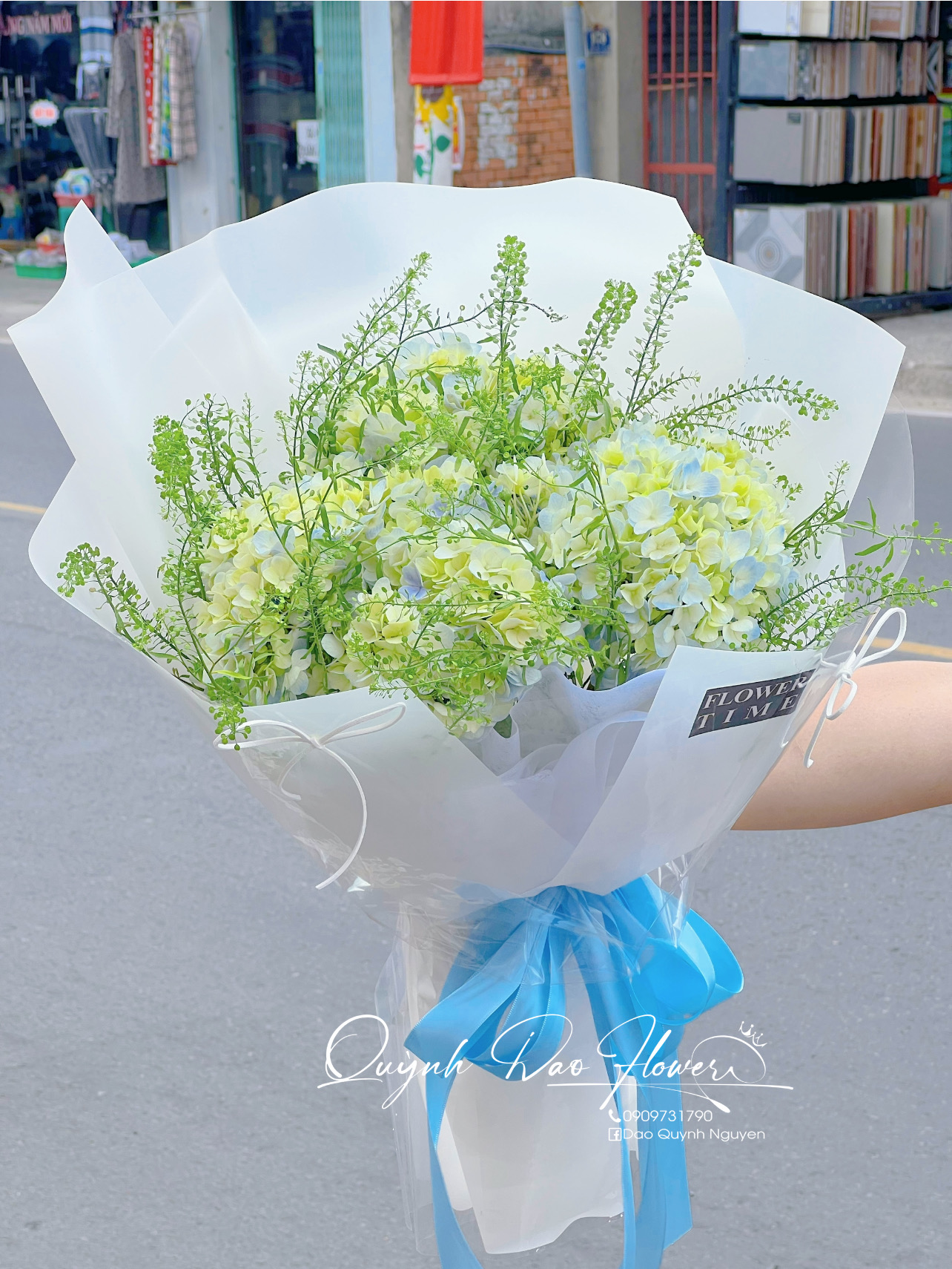 Bó hoa Cẩm Tú cầu xinh tặng bạn gái 