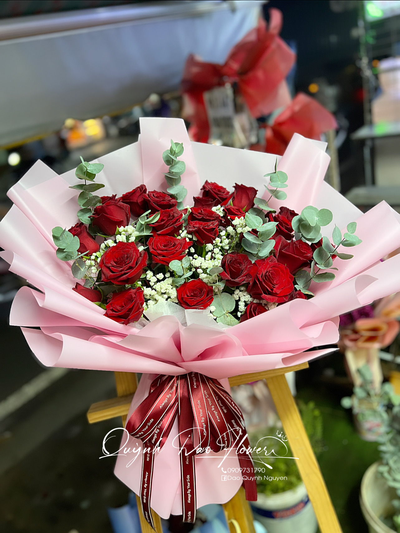 Bó hoa hồng ecudor đẹp 