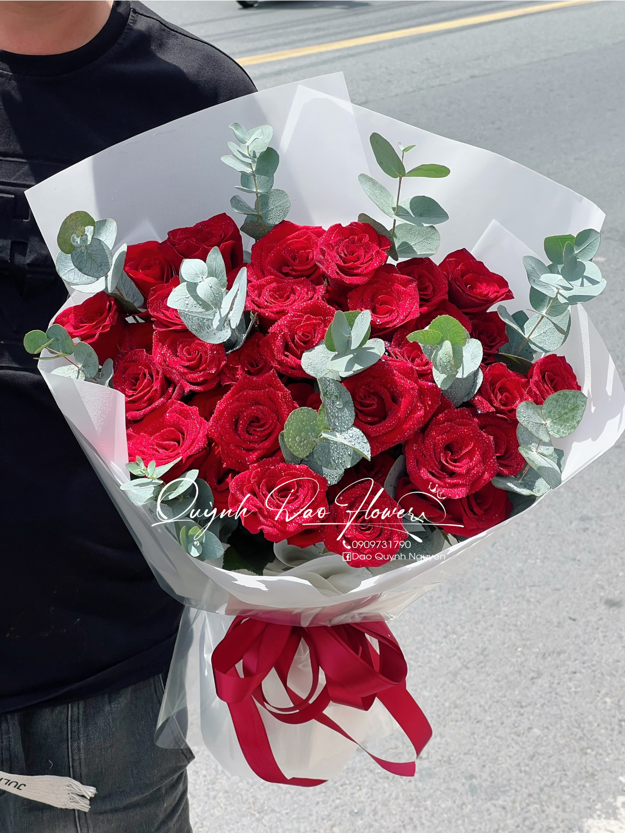 Bó hoa hồng đỏ gò vấp 