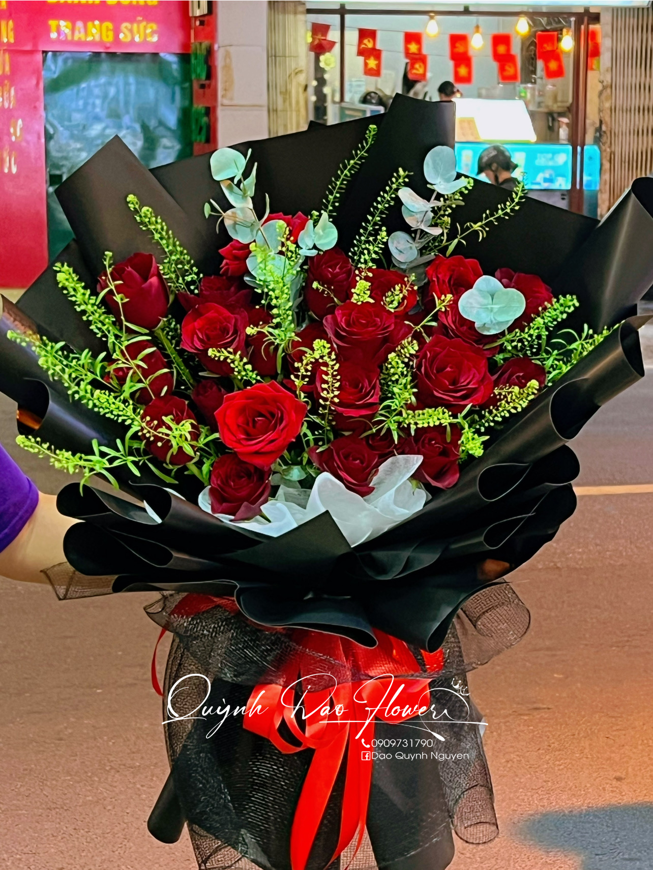 Bó hồng đỏ ecudor 
