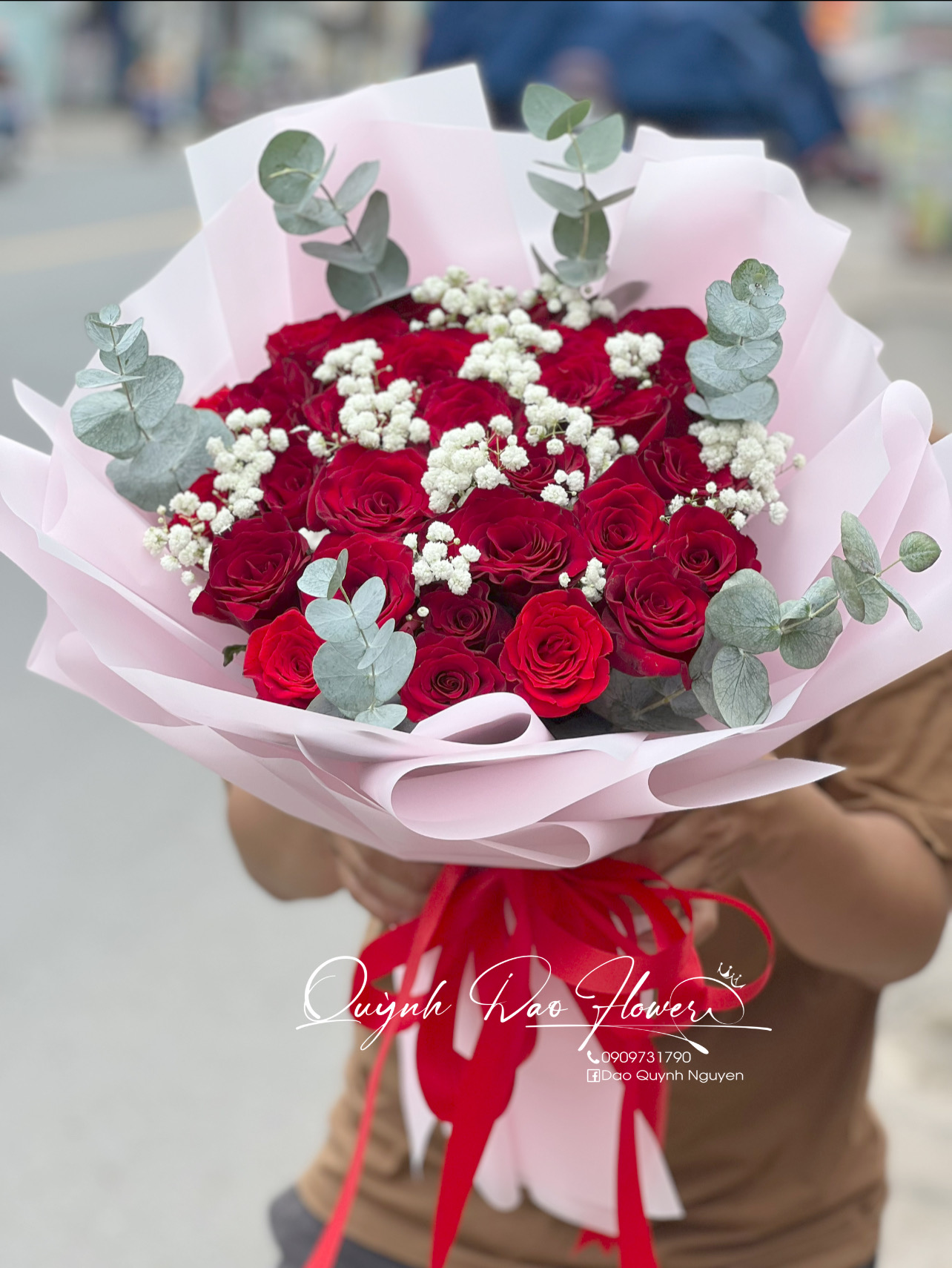 Bó hoa hồng đỏ