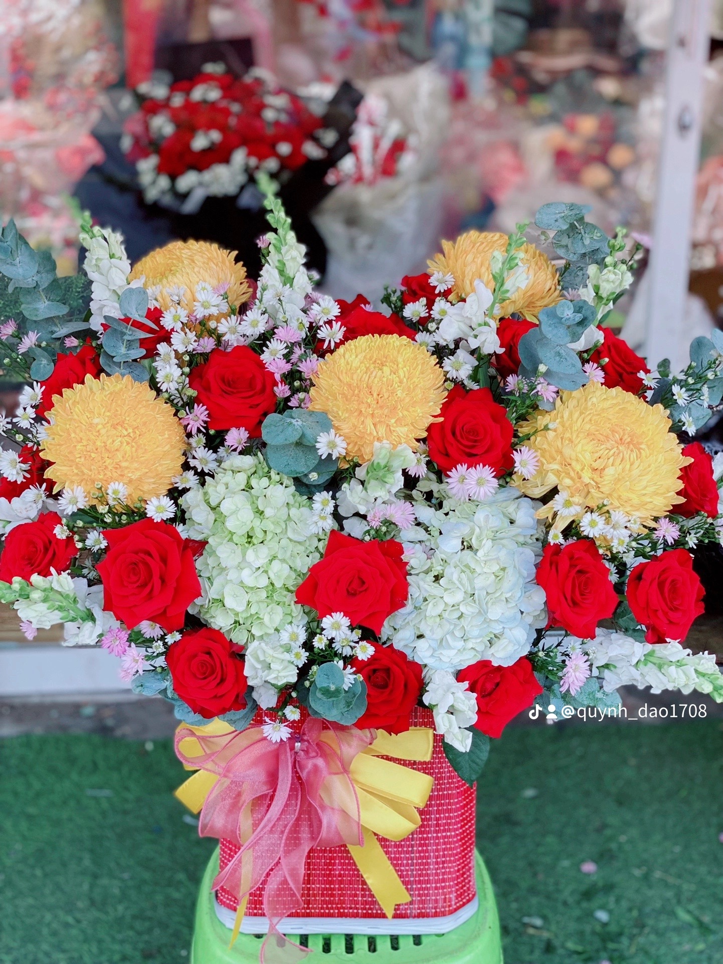 Giỏ hoa sinh nhật tặng anh trai