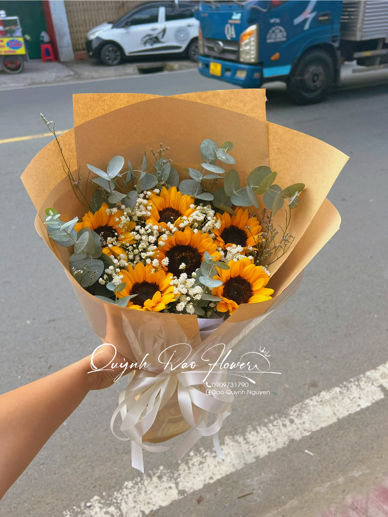 Bó hoa hướng dương 6 bông