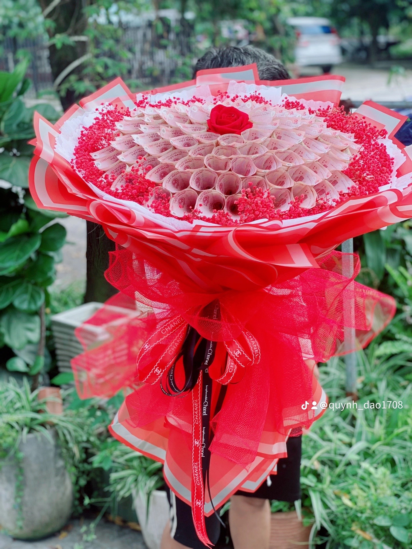 Bó hoa tiền 50k