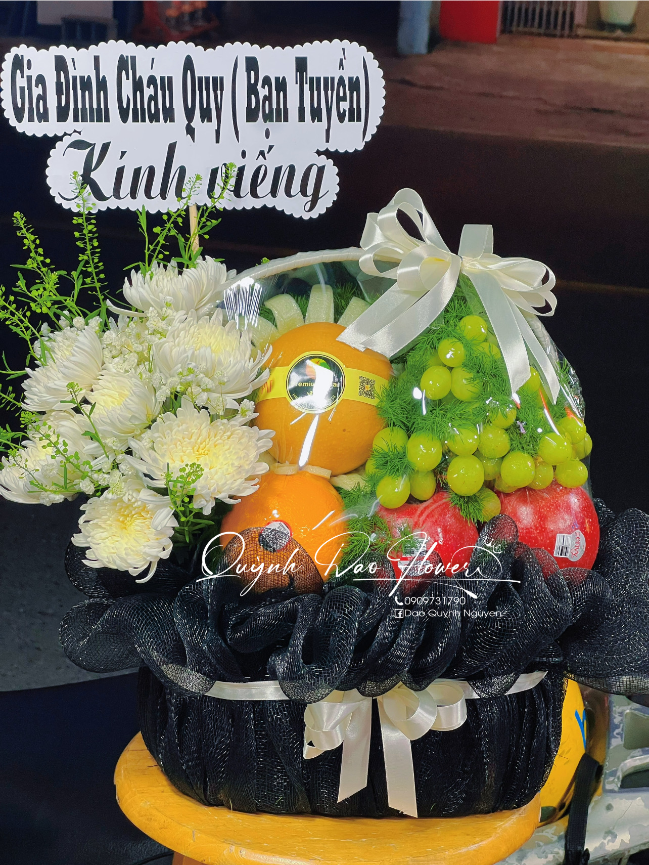 Giỏ trái cây dự đám tang