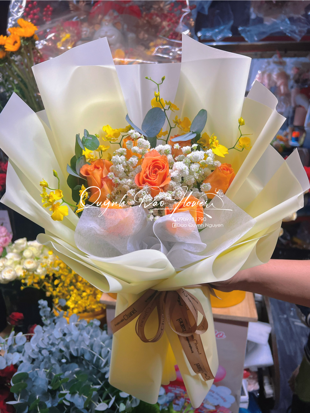Bo hoa mix lan vũ nữ