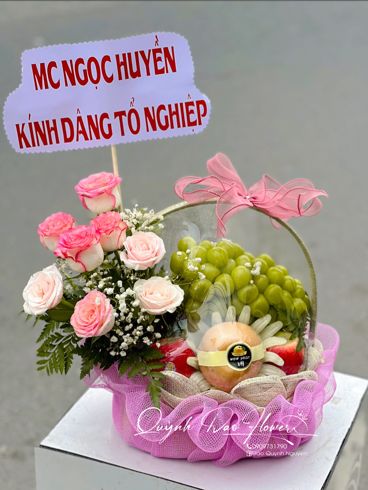 Giỏ trái cây dâng tổ nghiệp 