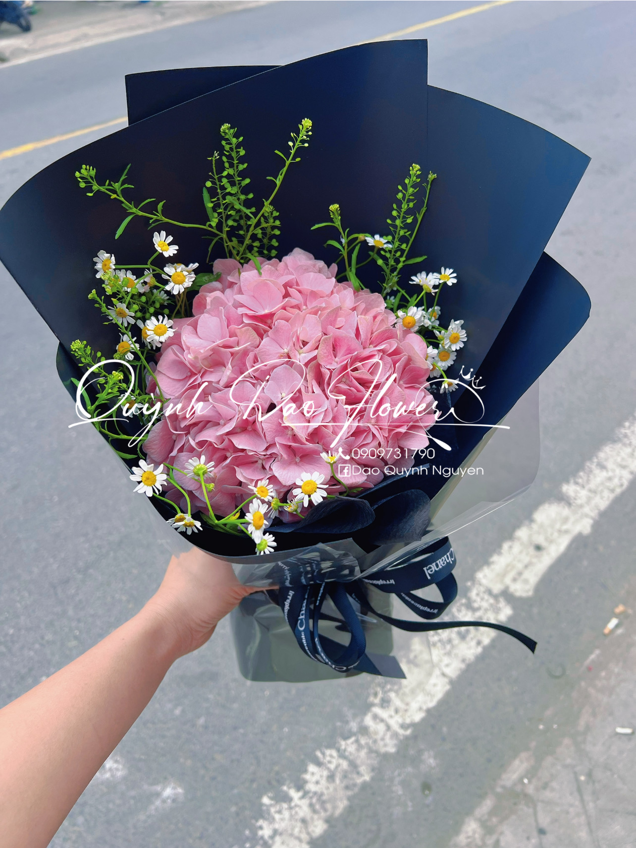 Bó hoa Cẩm Tú cầu hồng thủ Đức , bình dương 