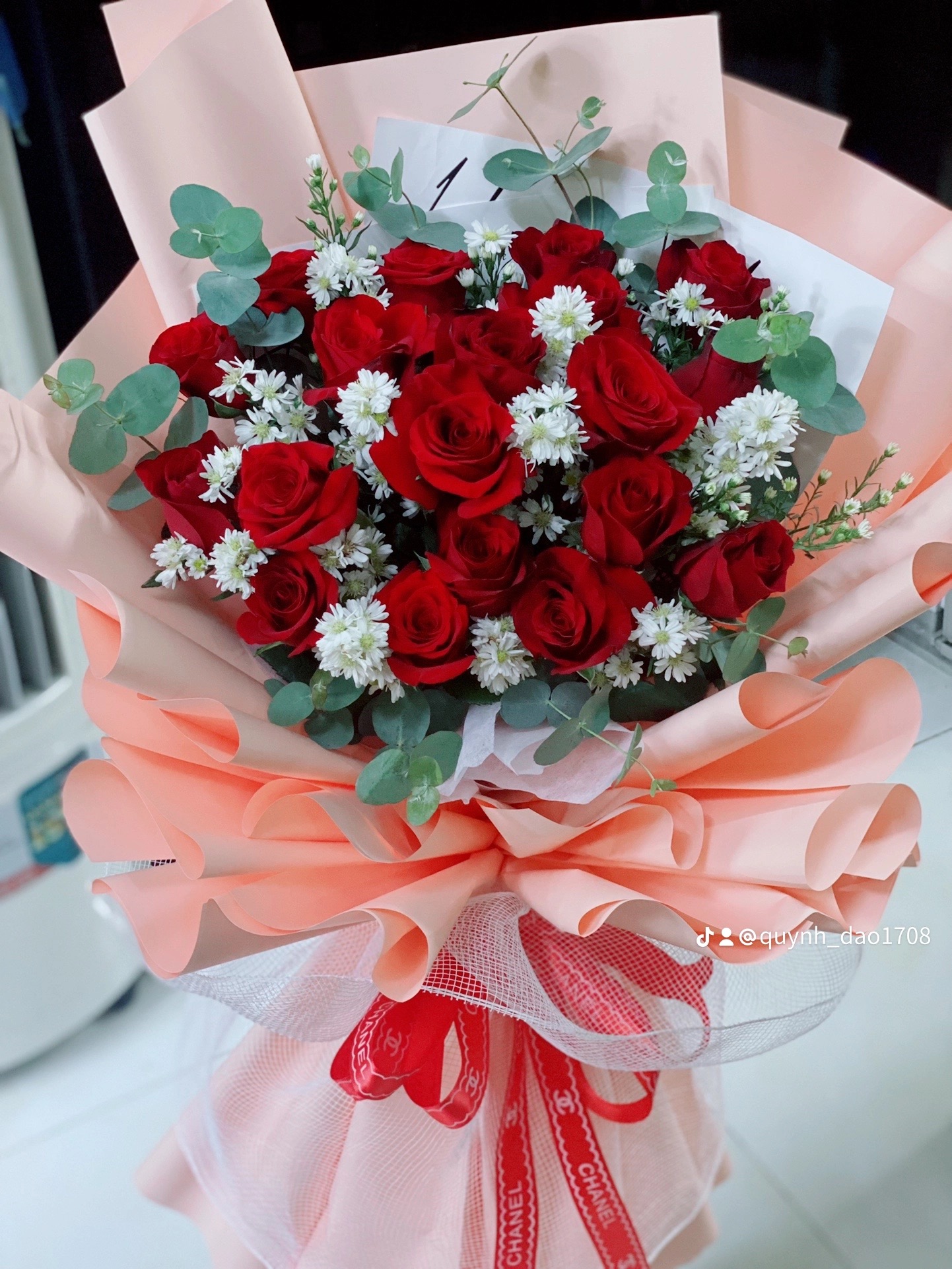 Bó hoa Hồng đỏ tặng bạn