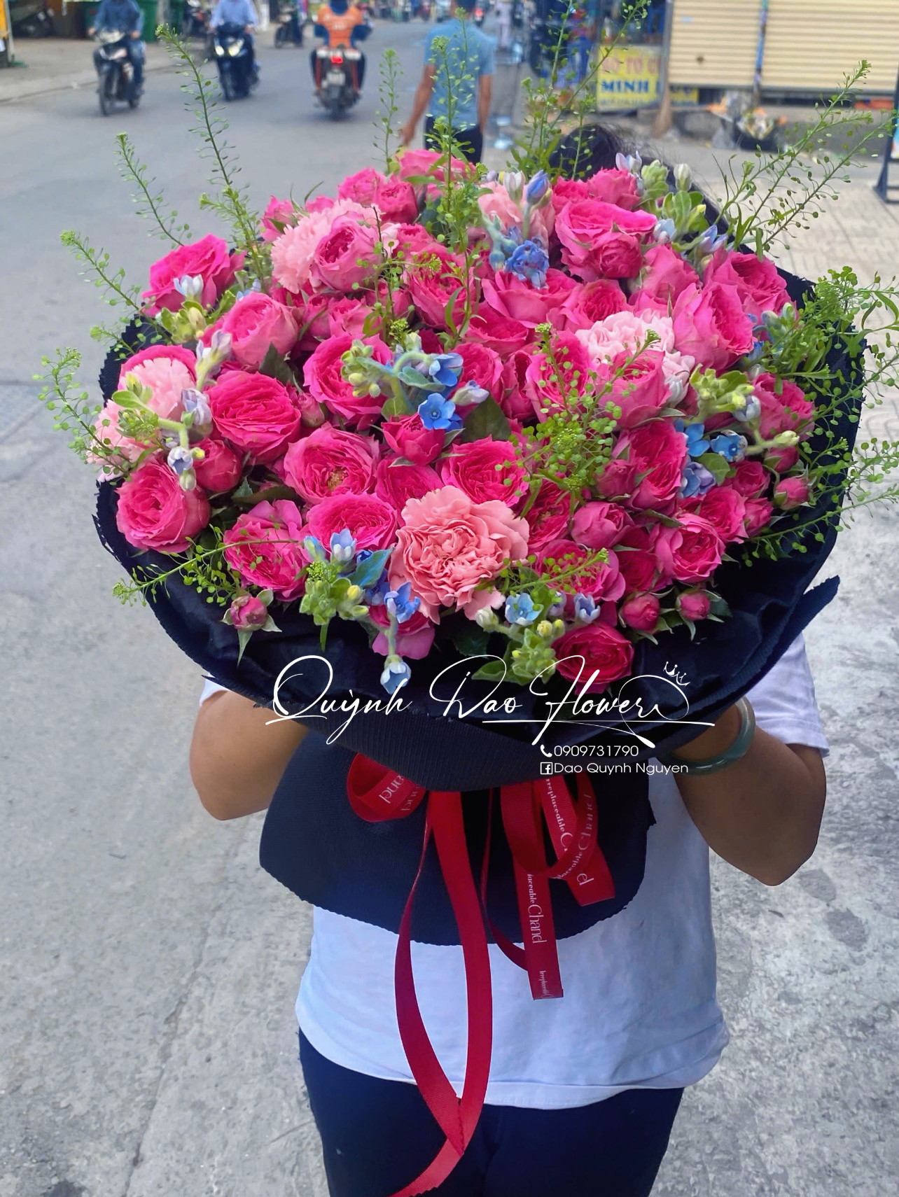 Hoa Sophia mix lam tinh thủ Đức 