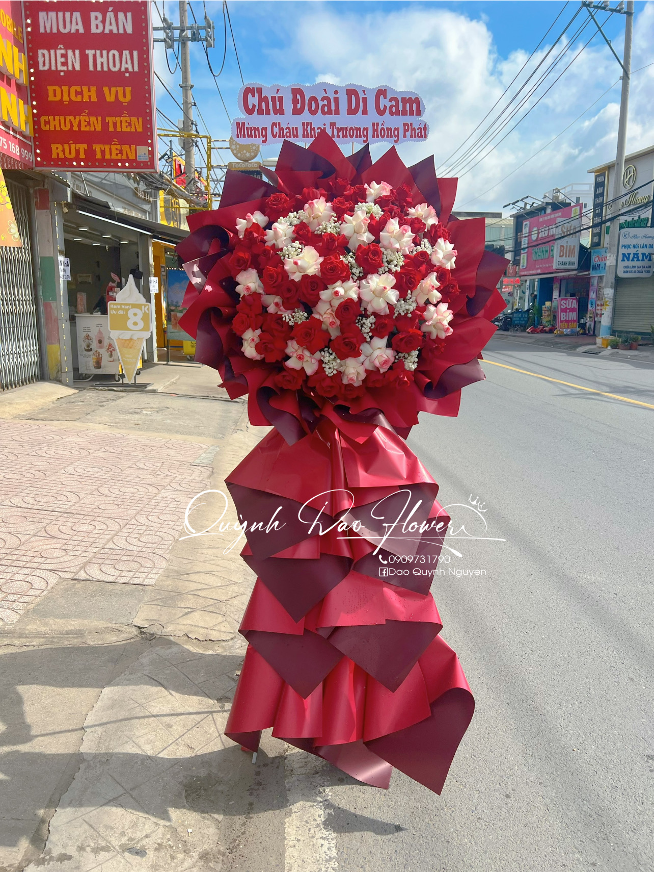 Kệ khai trương 1 tầng
