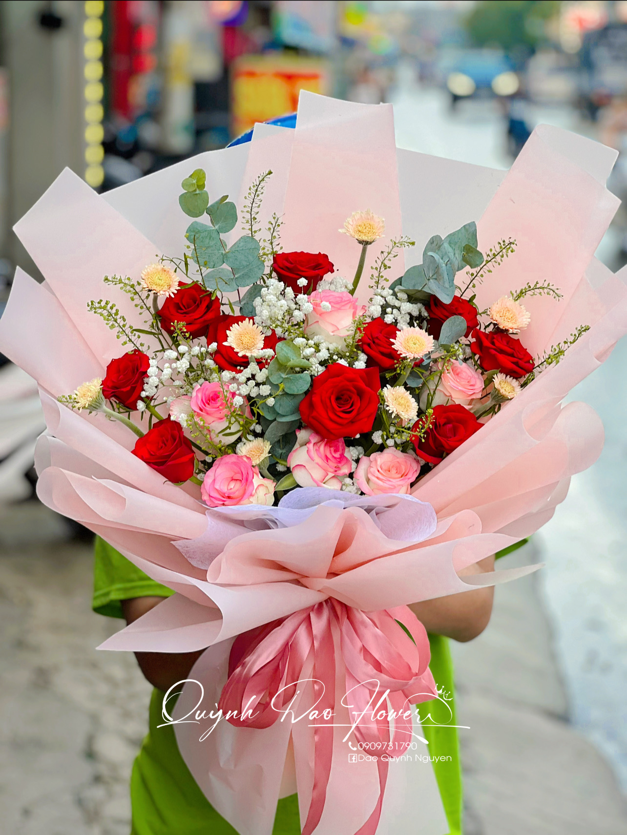 Bó hoa Hồng mix rẻ đẹp 