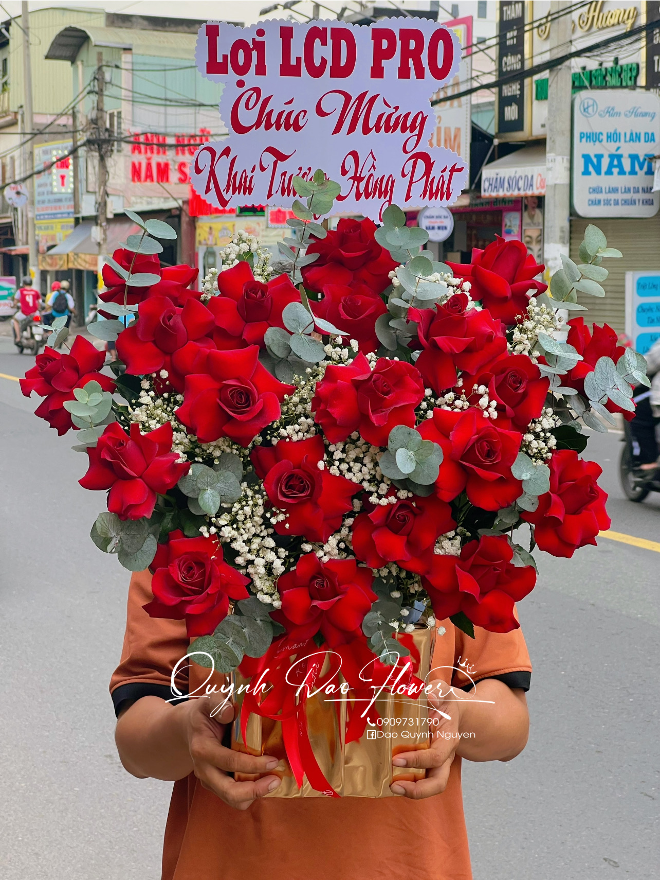 Giỏ hoa 20-10