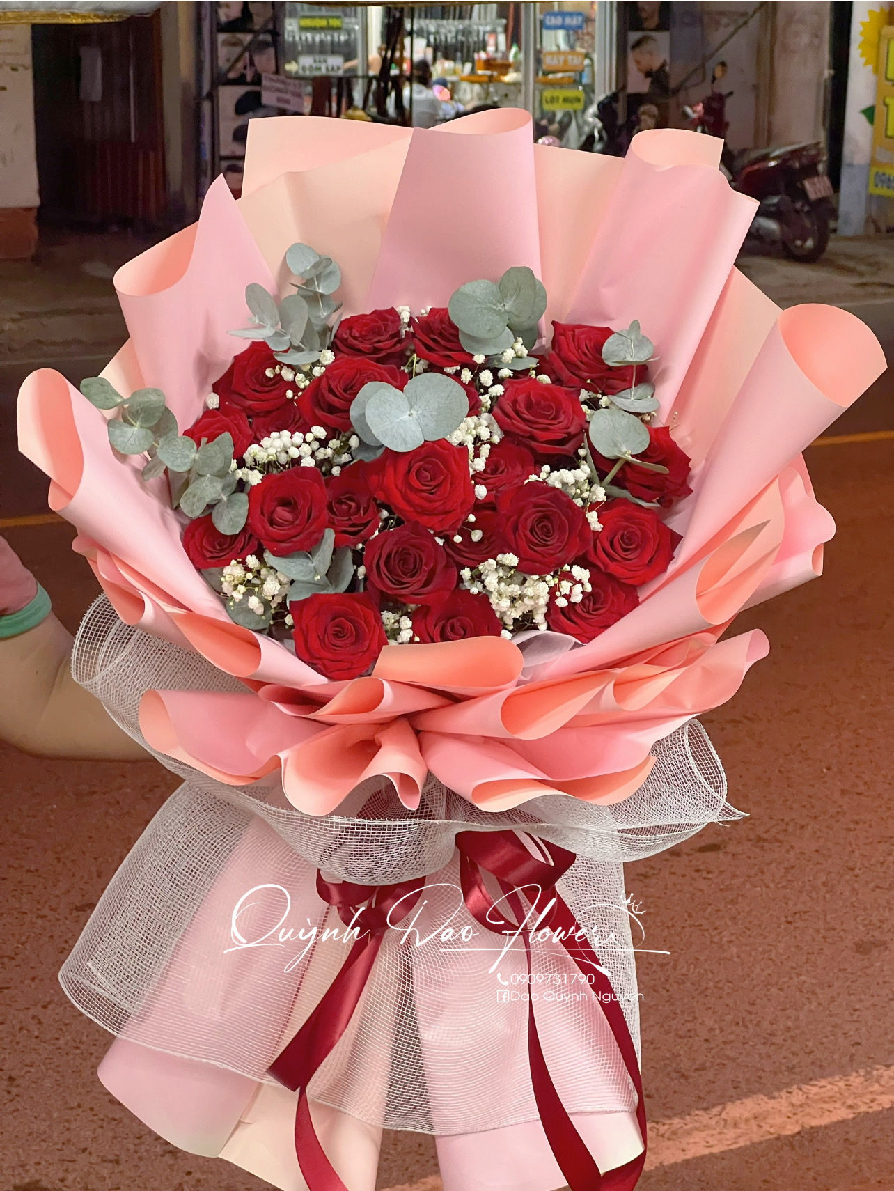 Bó hoa hồng đỏ Tam Bình thủ Đức 
