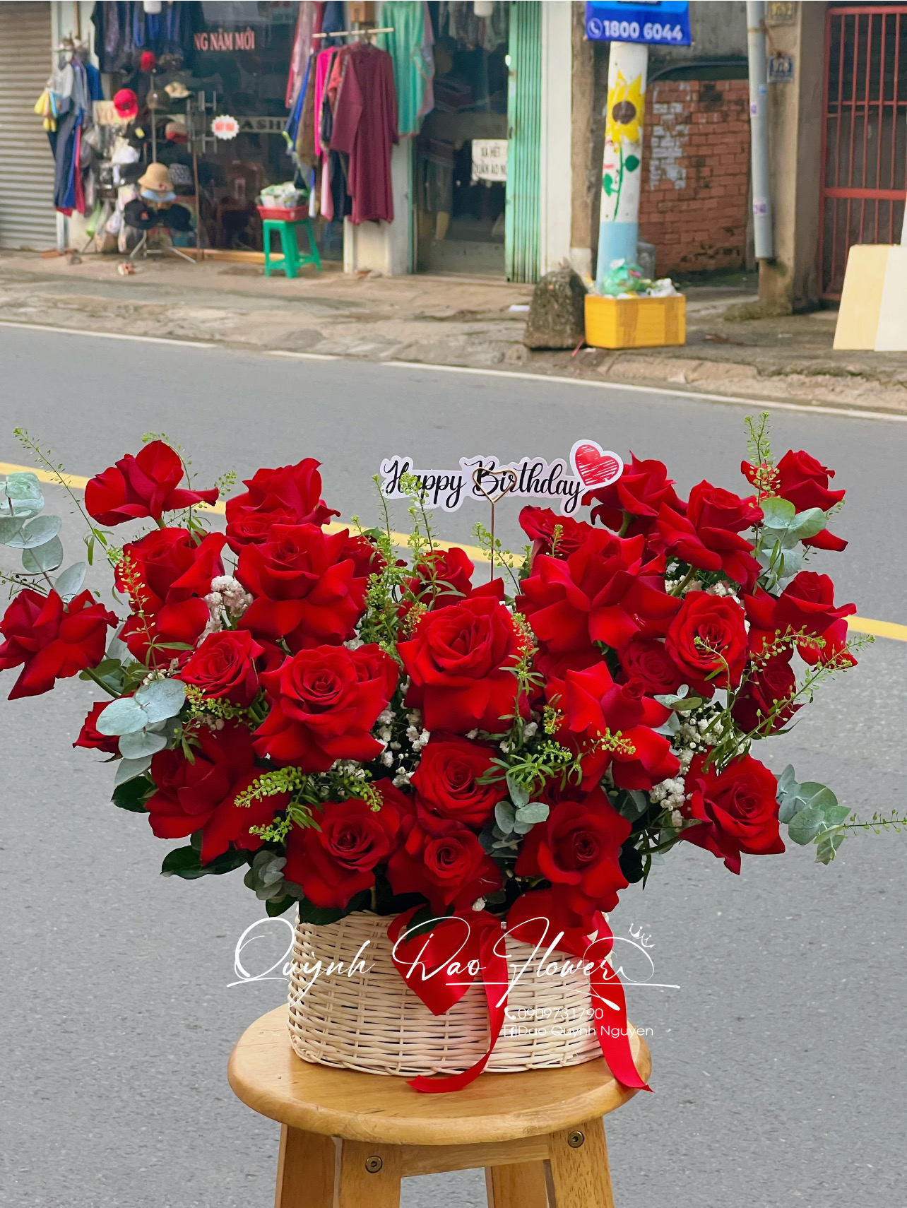 Giỏ hoa mừng khai trương 
