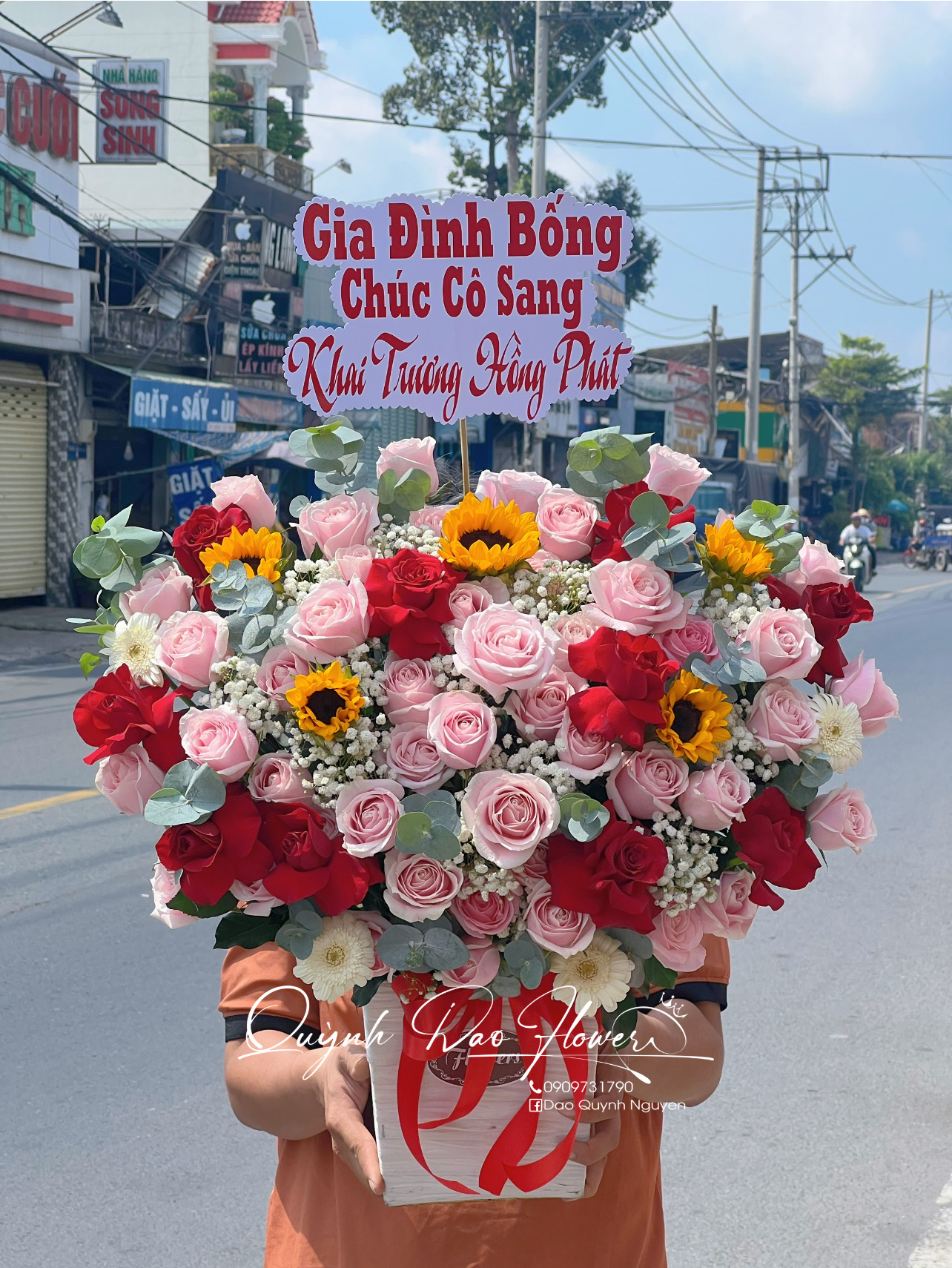Lẵng hoa tươi Thuận an 