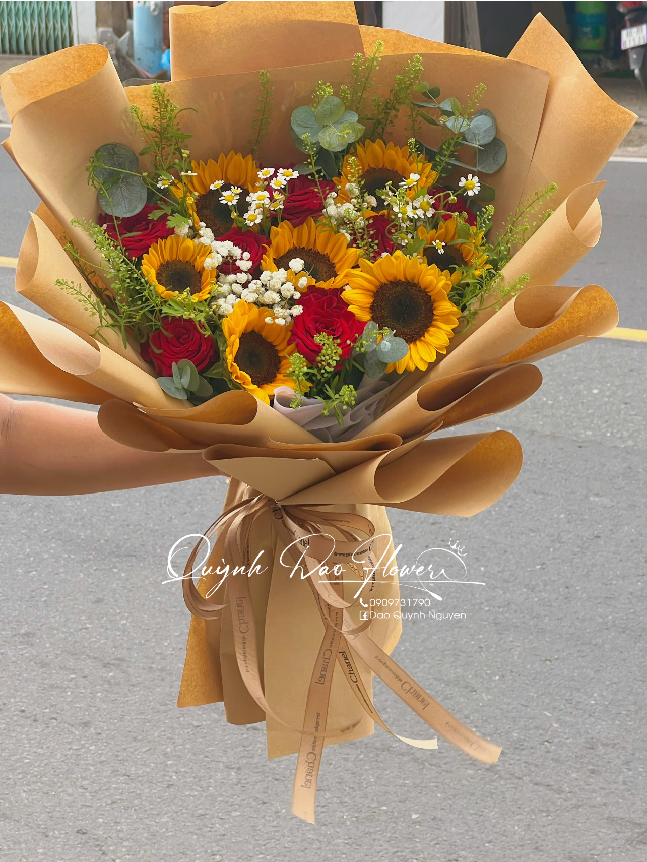 Bó hoa hướng dương 7 bông