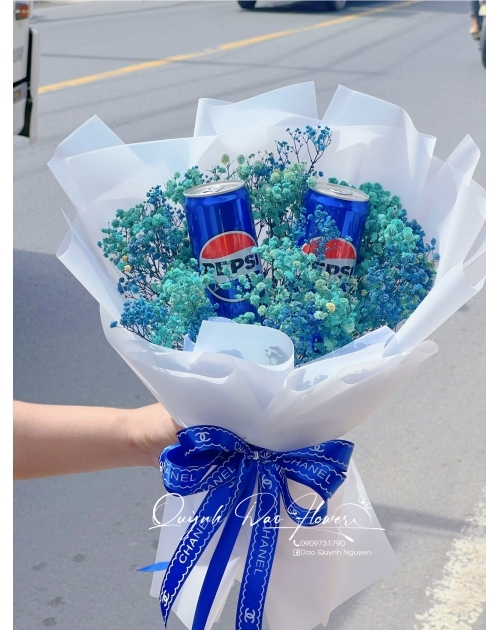 Bó hoa baby mix nước ngọt 