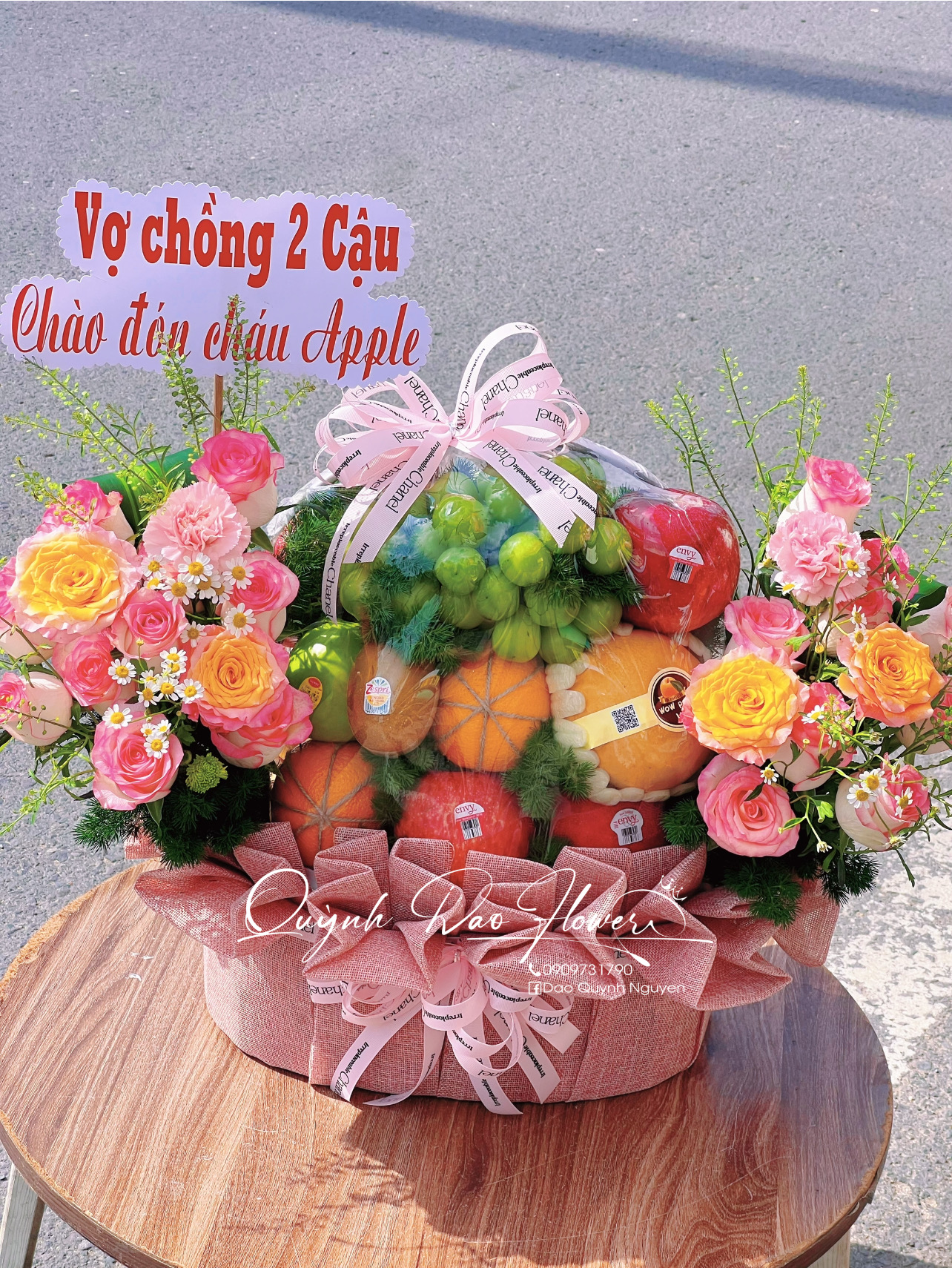 Giỏ trái cây thăm sinh nở