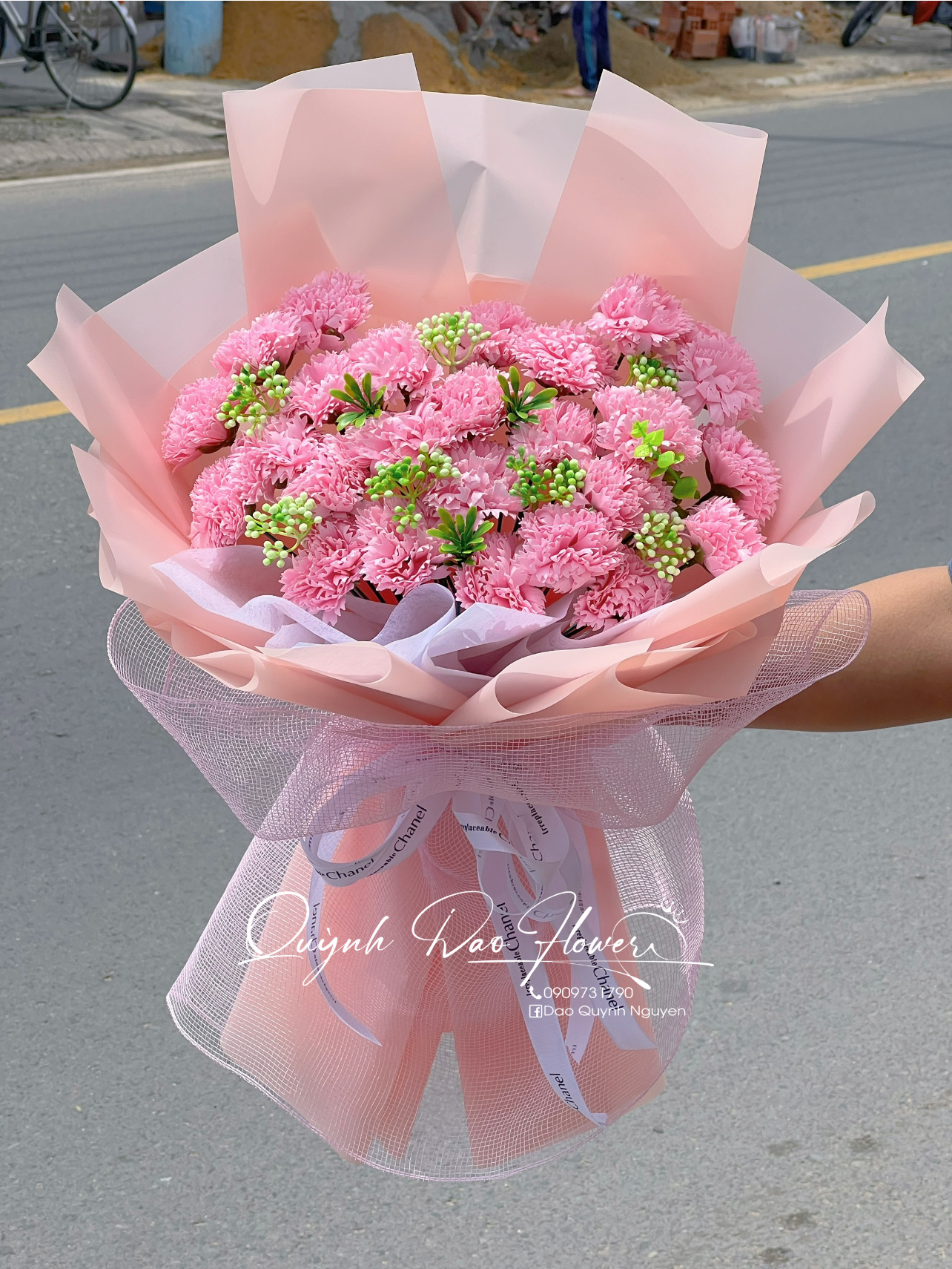 Bó hoa phăng sáp cao cấp 