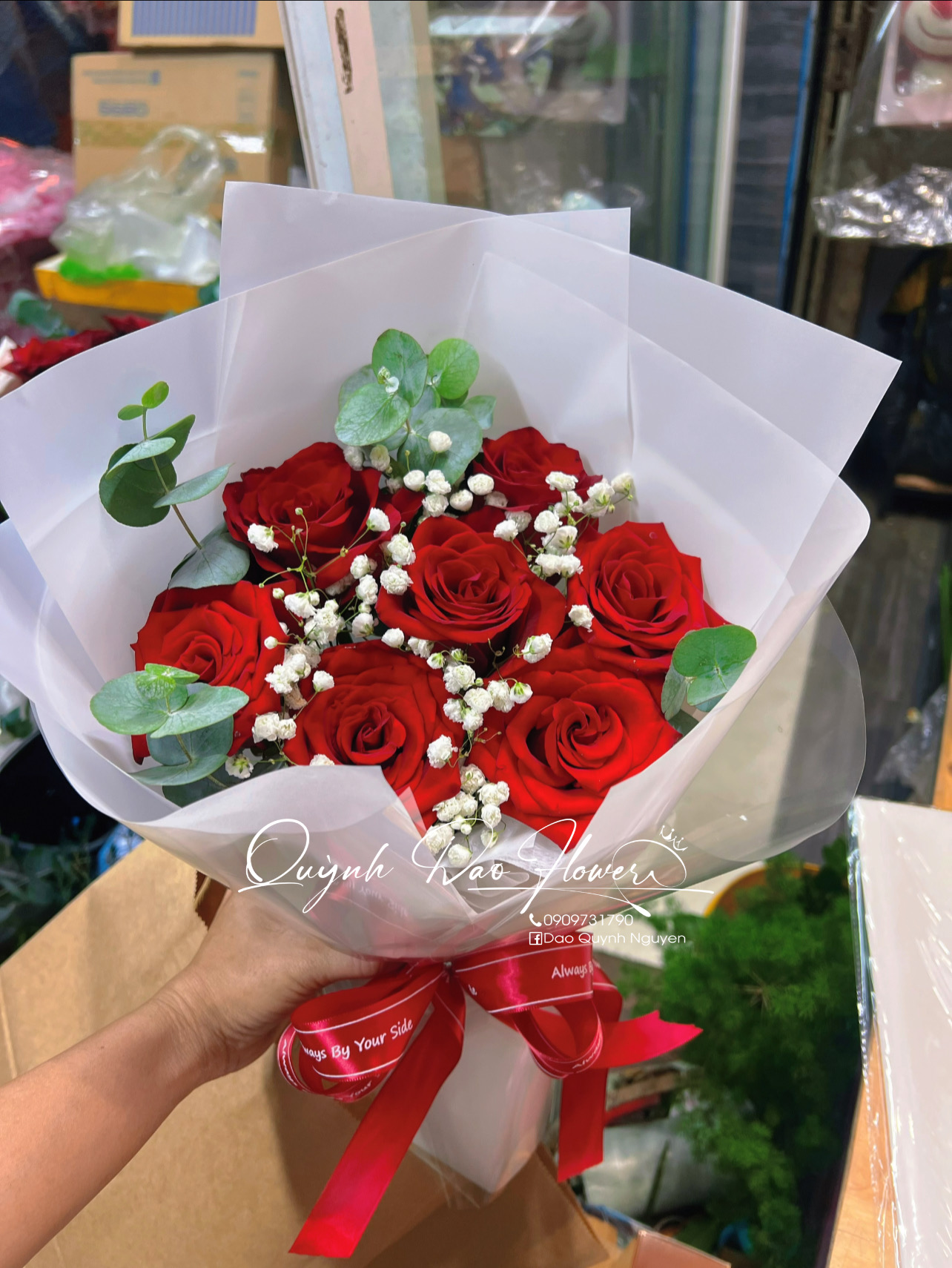 Bó hoa 8/3 nhỏ xinh