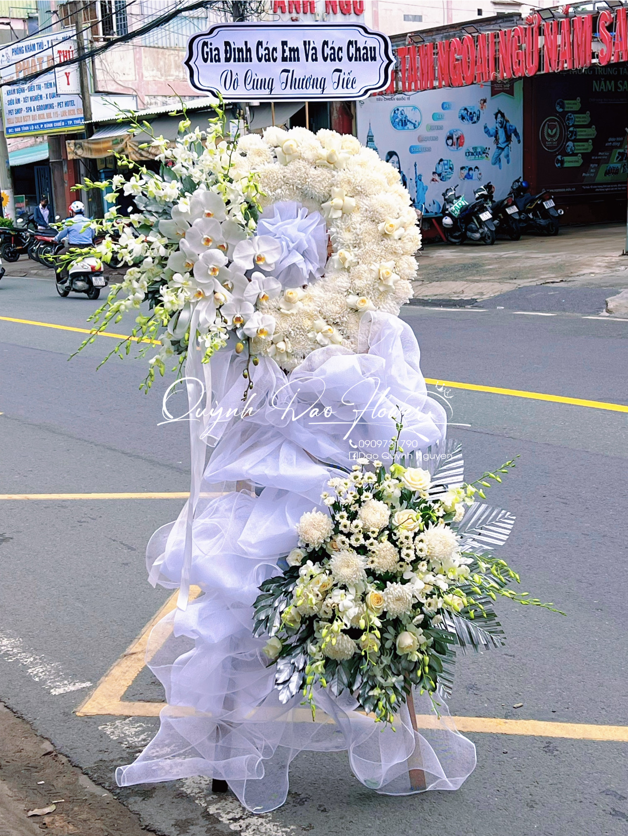 Hoa viếng cao cấp 