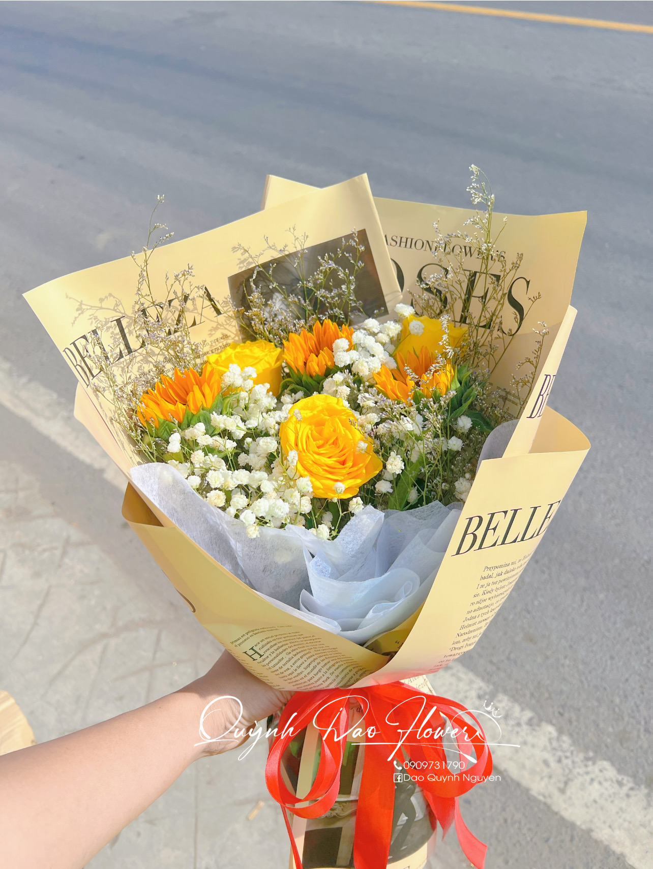 Hoa tốt nghiệp tại Thành Phố Thủ Đức