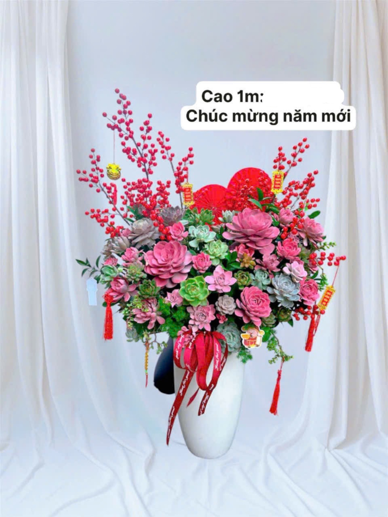Chậu sen đá tặng khai trương 