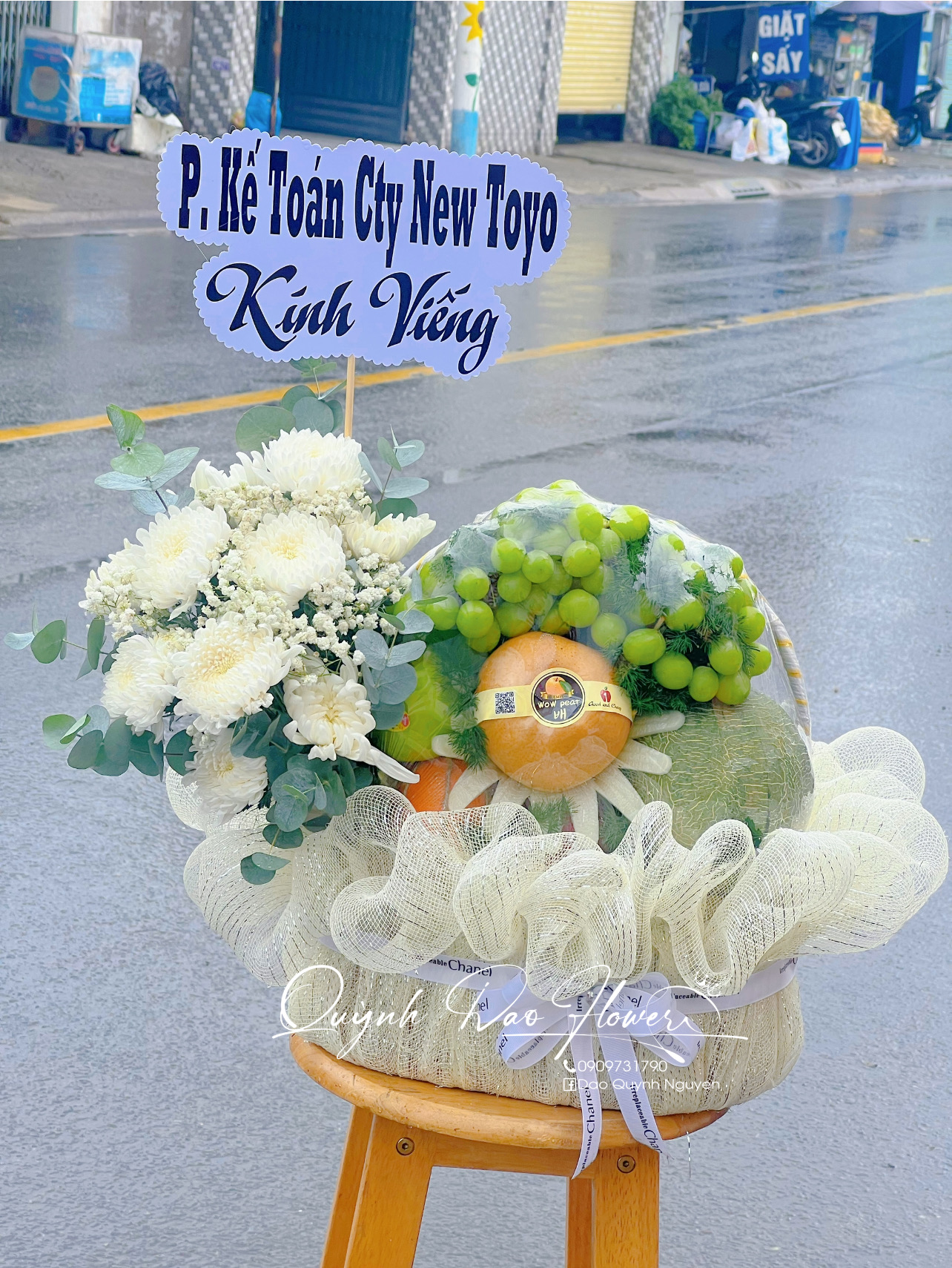Giỏ trái cây viếng thủ Đức 