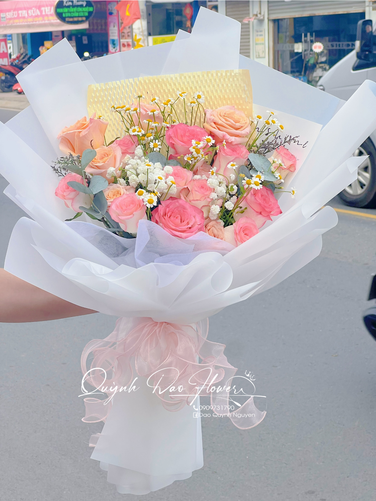 Bó hoa hồng mix  tại thủ Đức 