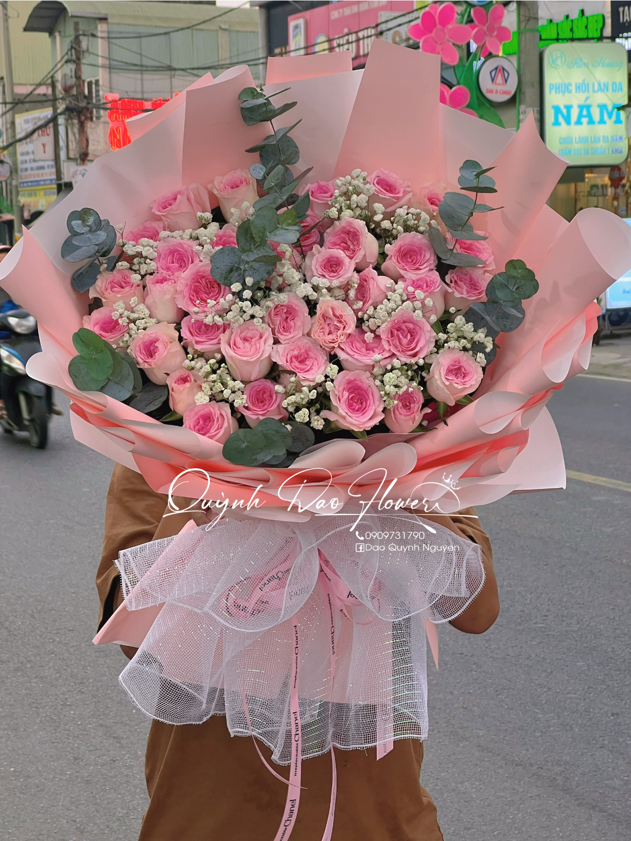 Bó hoa hồng lạc thần to đẹp thủ Đức 