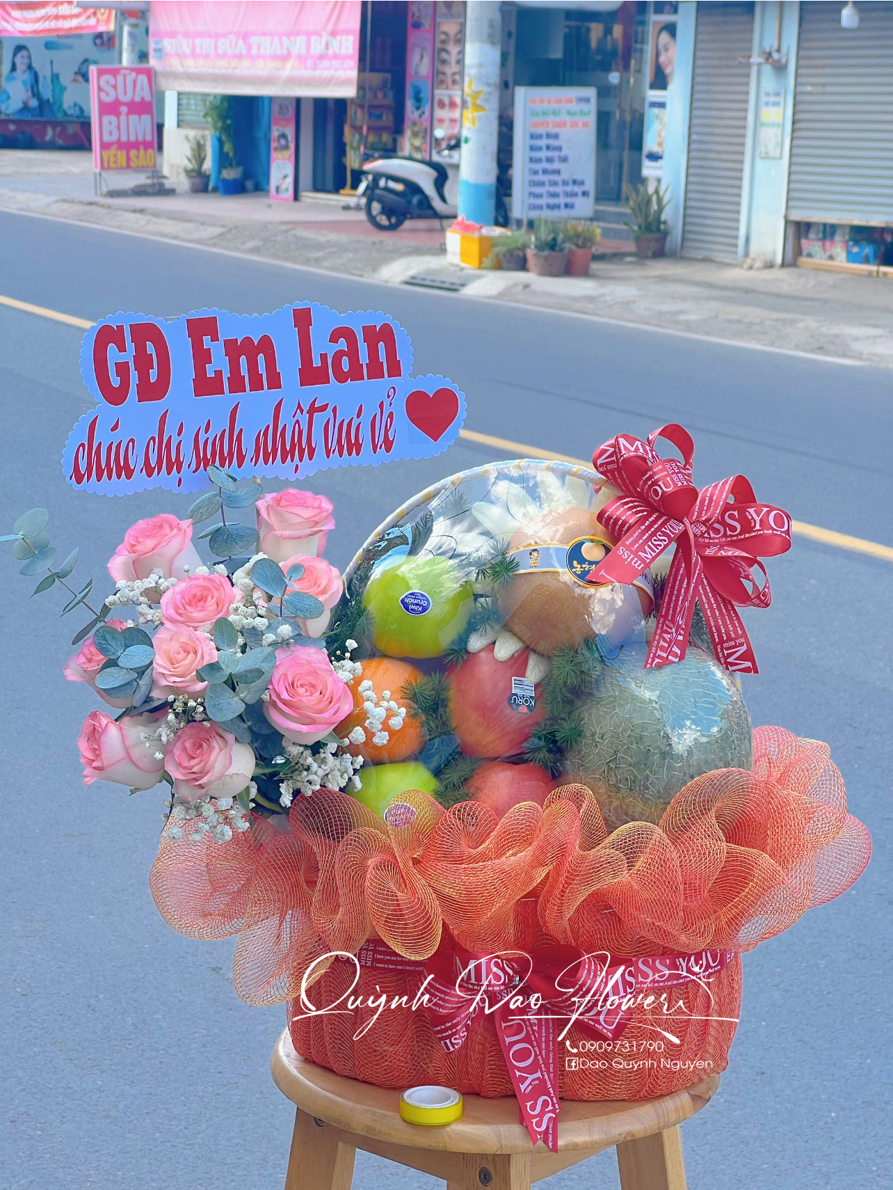 Giỏ trái cây mừng khai trương 