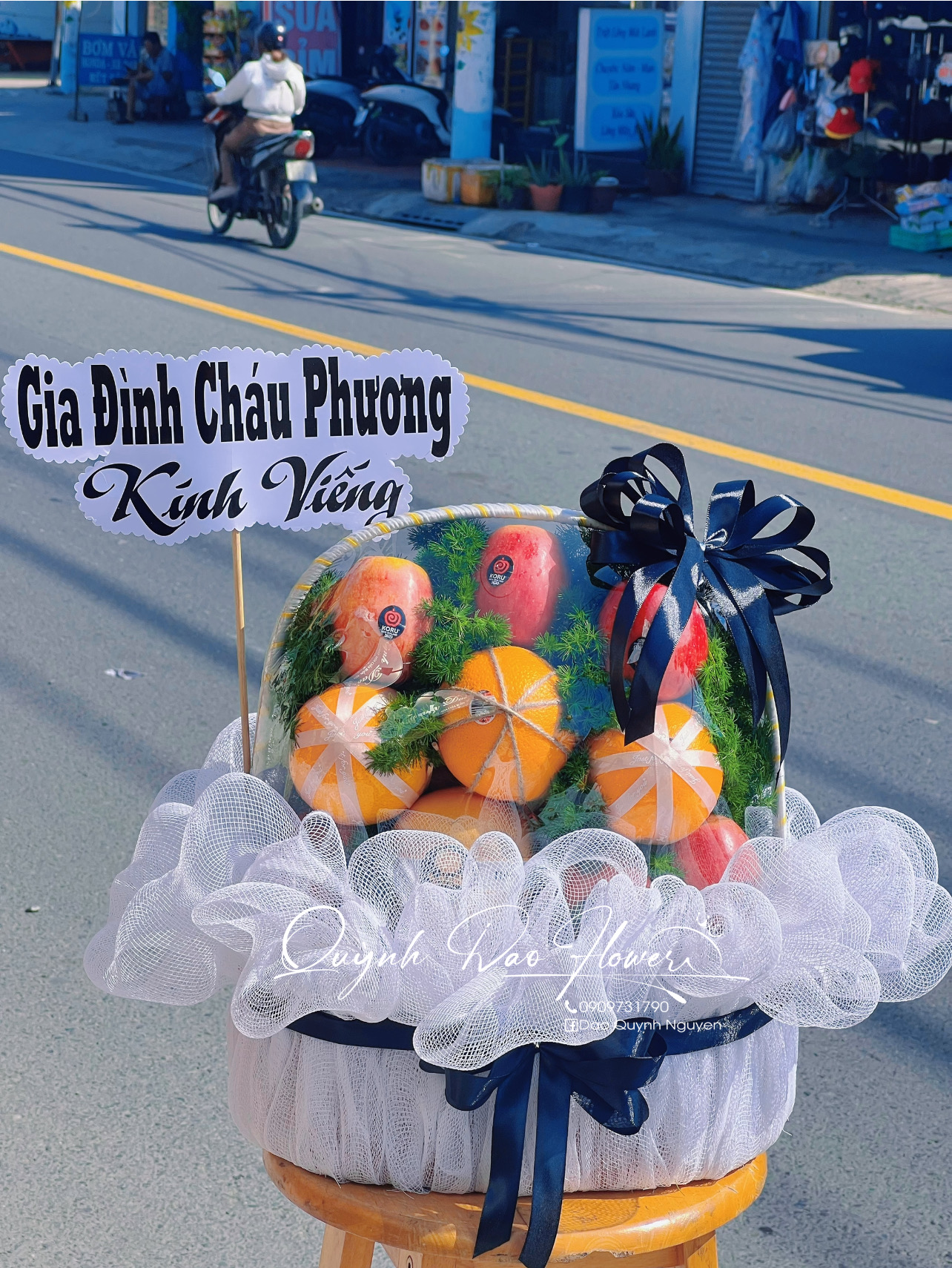 Giỏ trái cây đi viếng tại Thủ Đức 