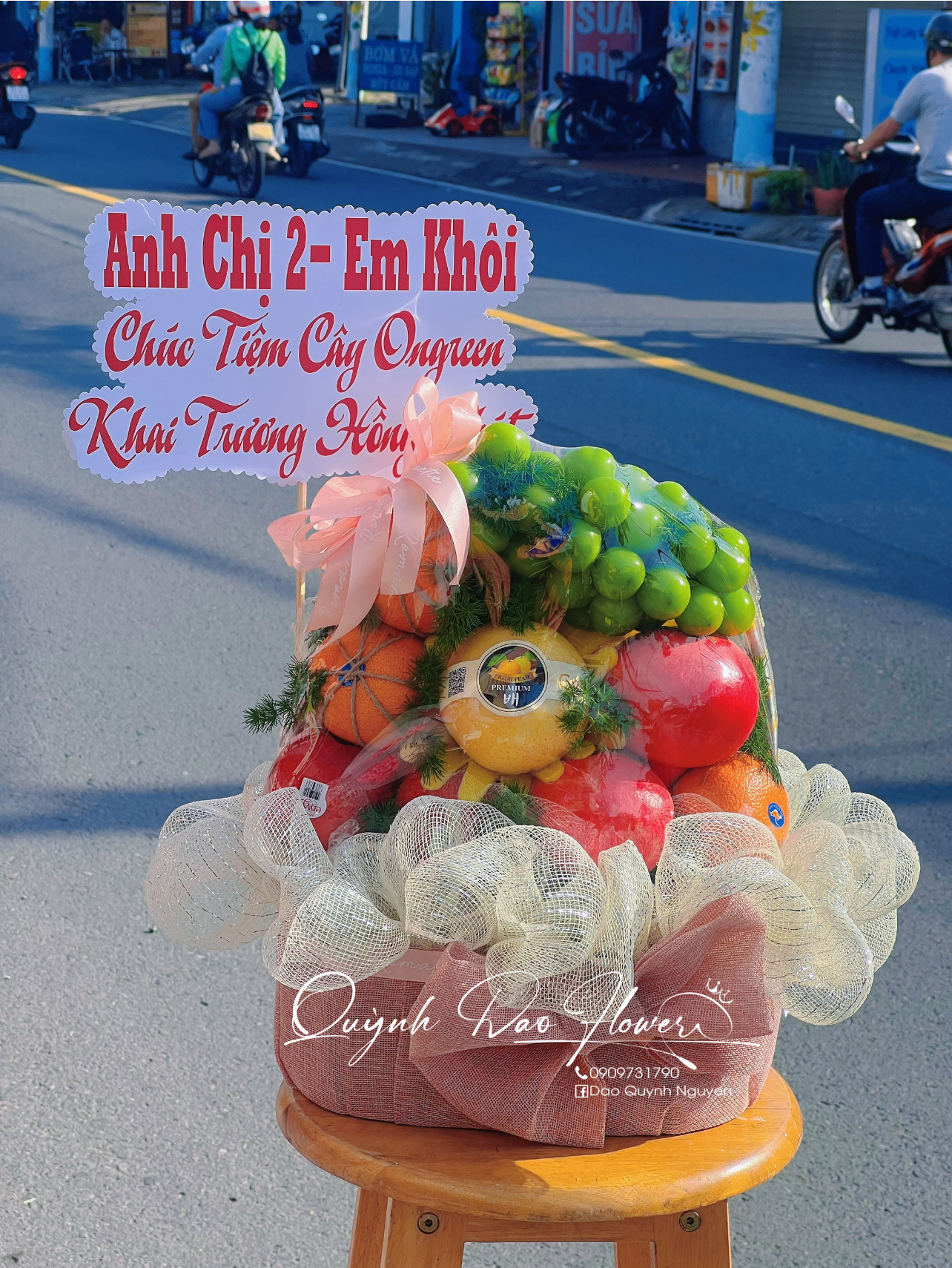 Giỏ trái cây mừng Tân gia, nhà mới 