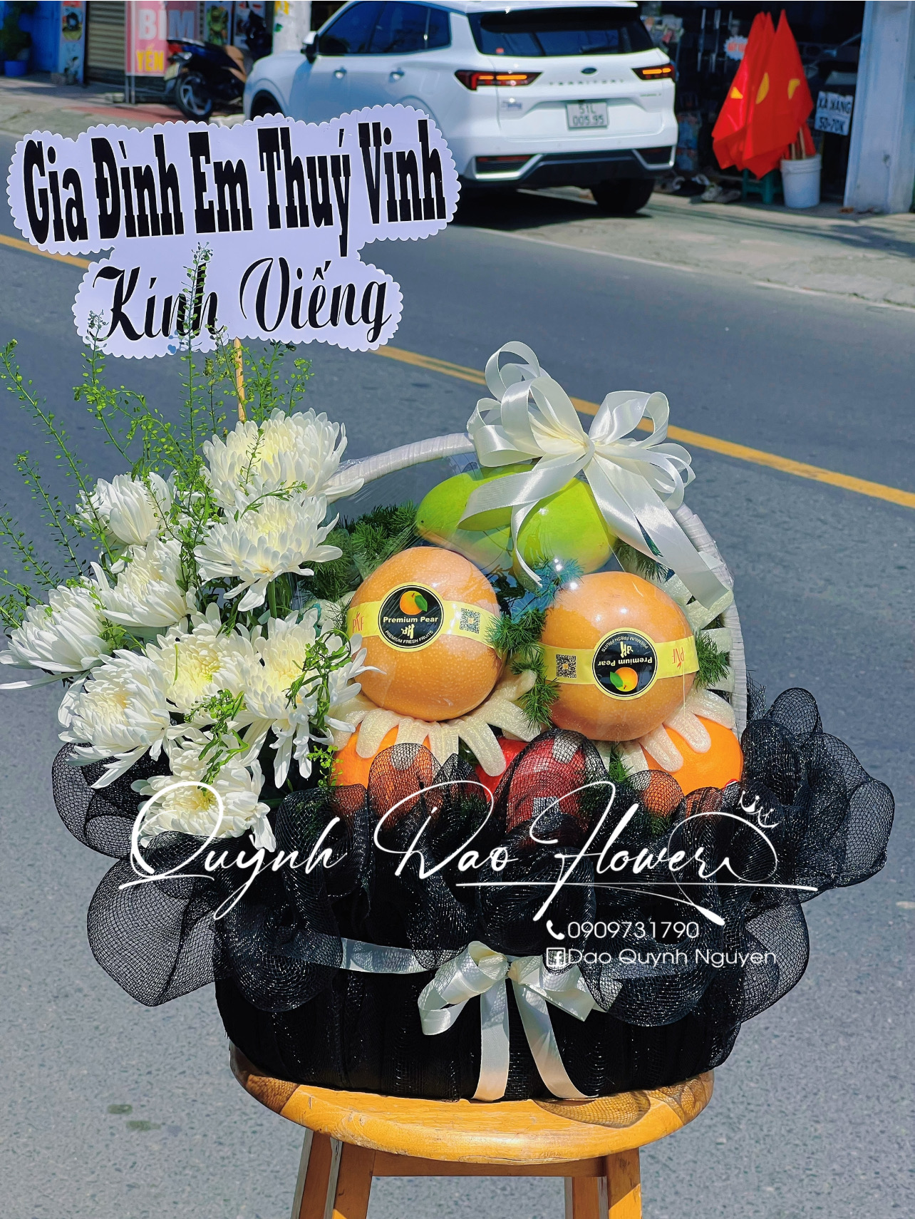 Giỏ trái cây viếng đẹp bình dương 