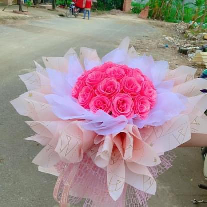 Bó hoa công chúa màu Hồng 