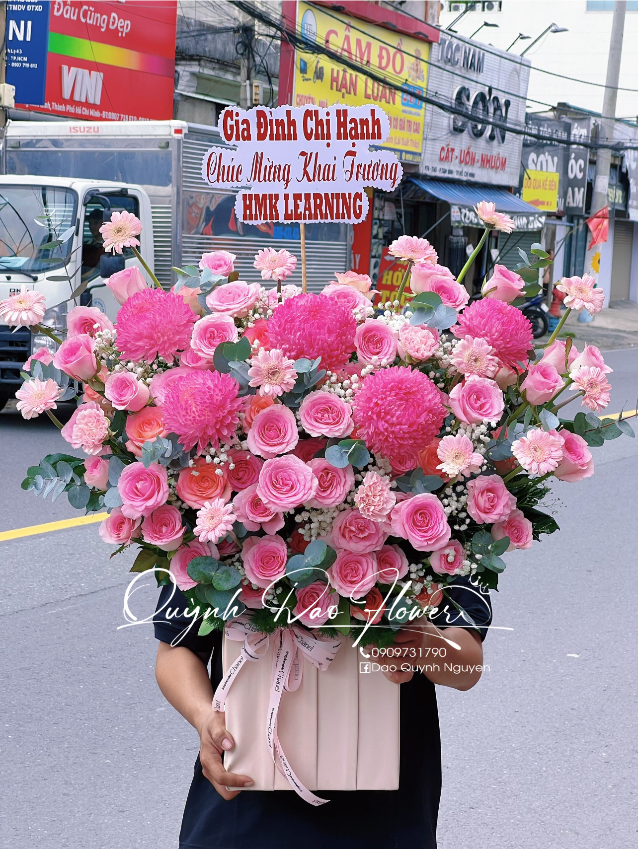 Hoa khai trương đẹp dĩ an