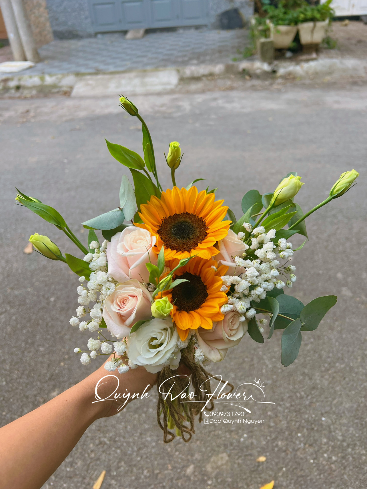 Hoa cưới hướng dương 