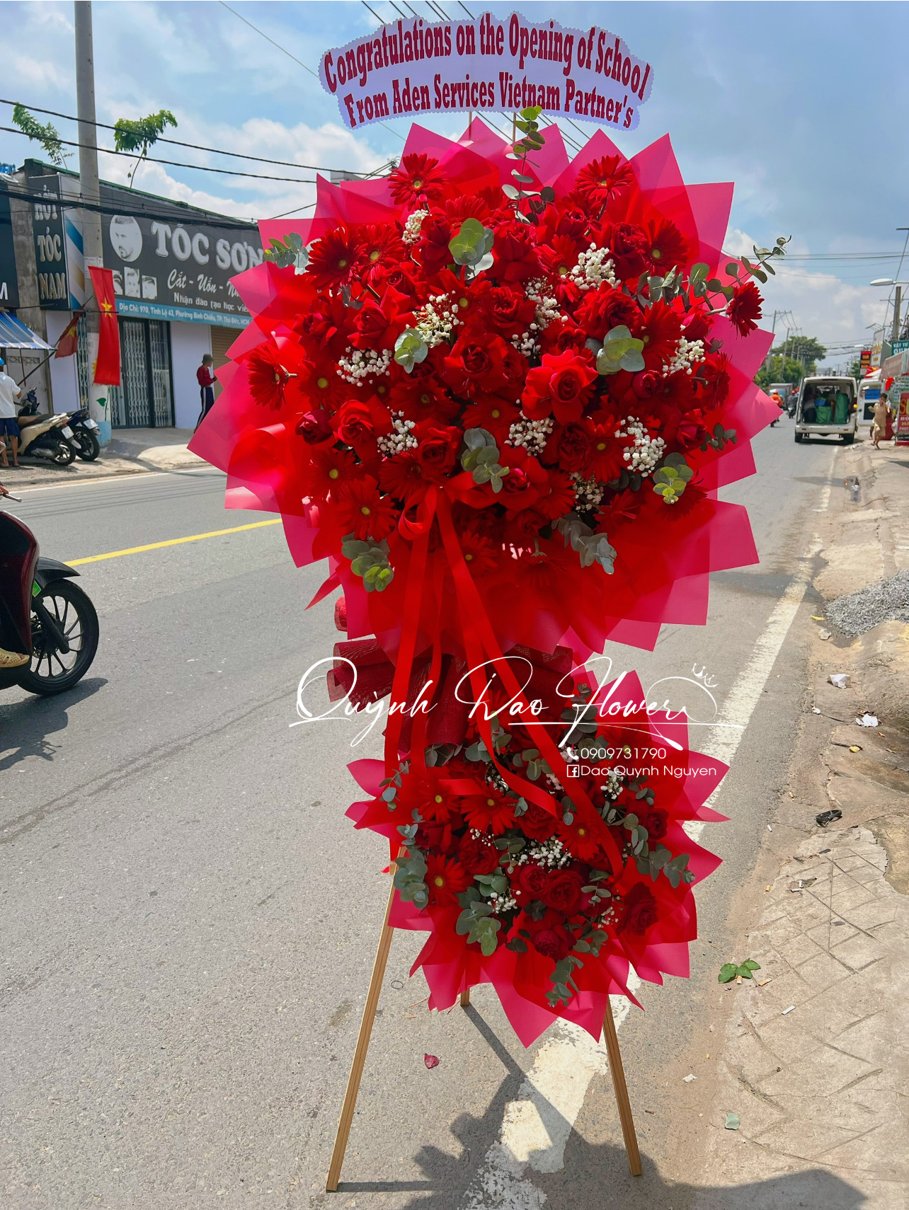 Kệ chúc mừng lái thiêu 