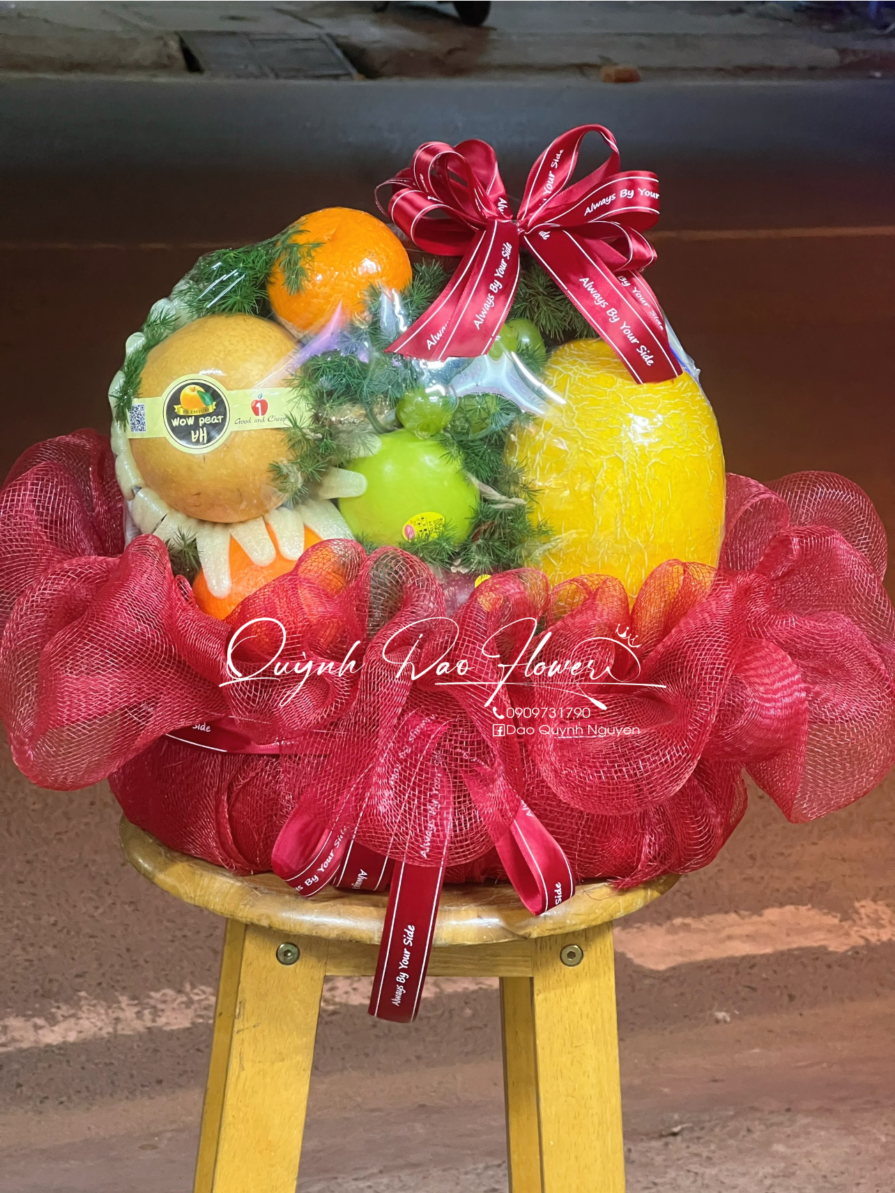 Giỏ trái cây đi lễ