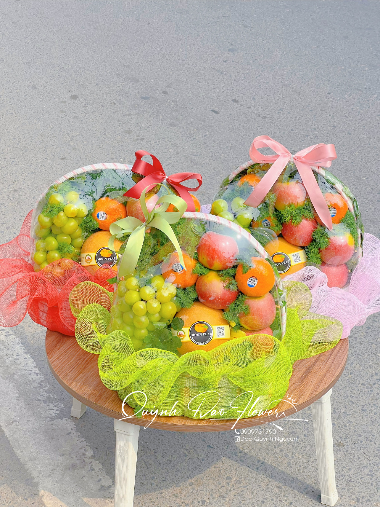 Giỏ trái cây giá rẻ, 1 mặt trước 
