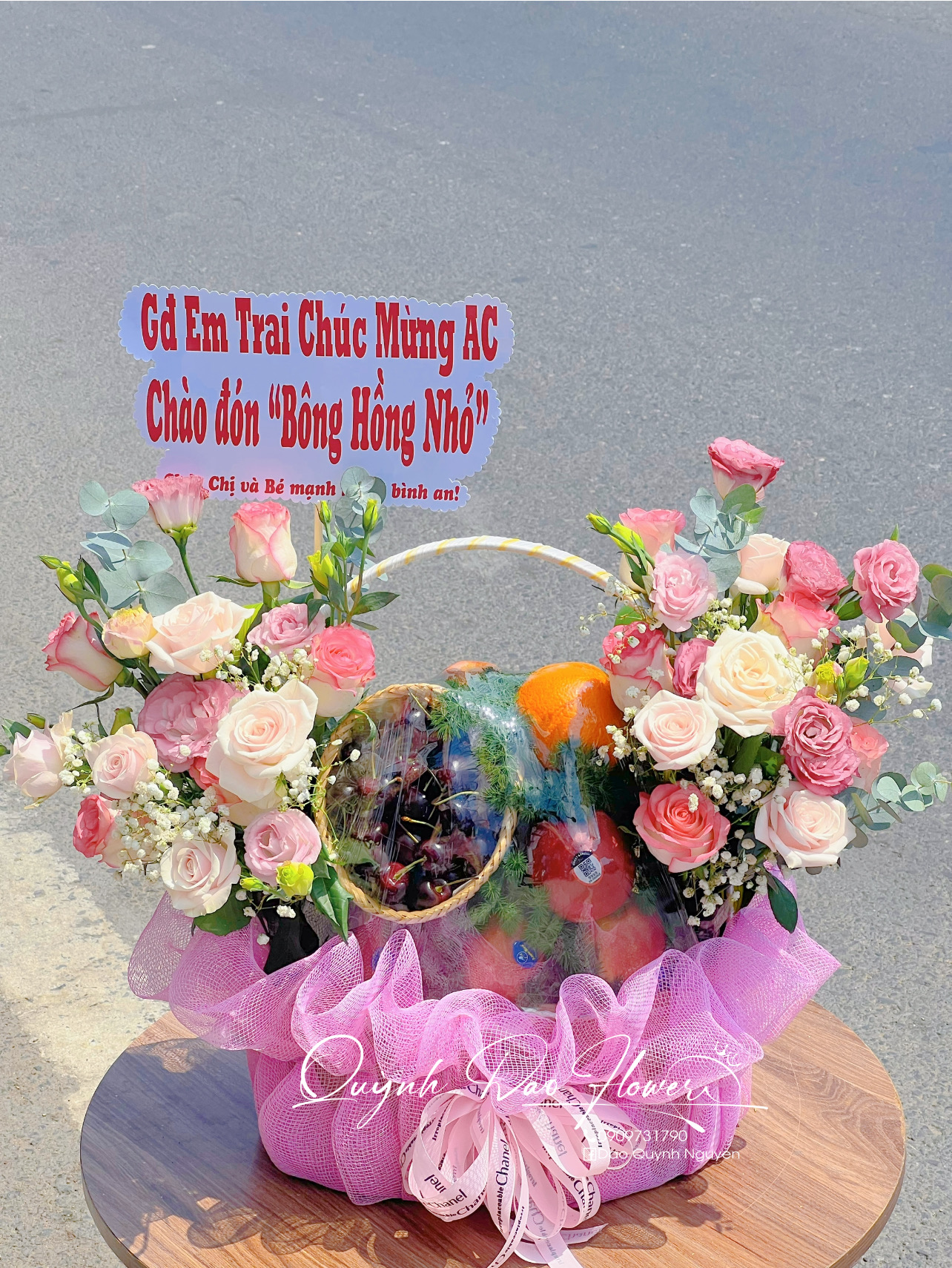 Giỏ trái cây cherry