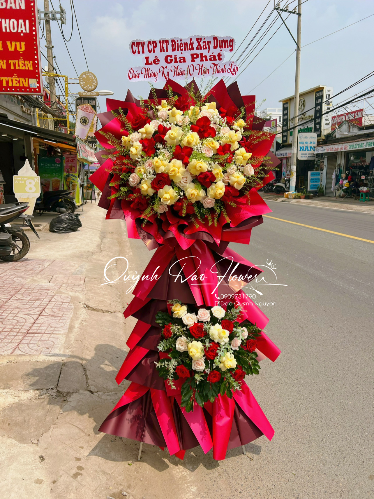 Hoa khai trương, hoa chúc mừng 